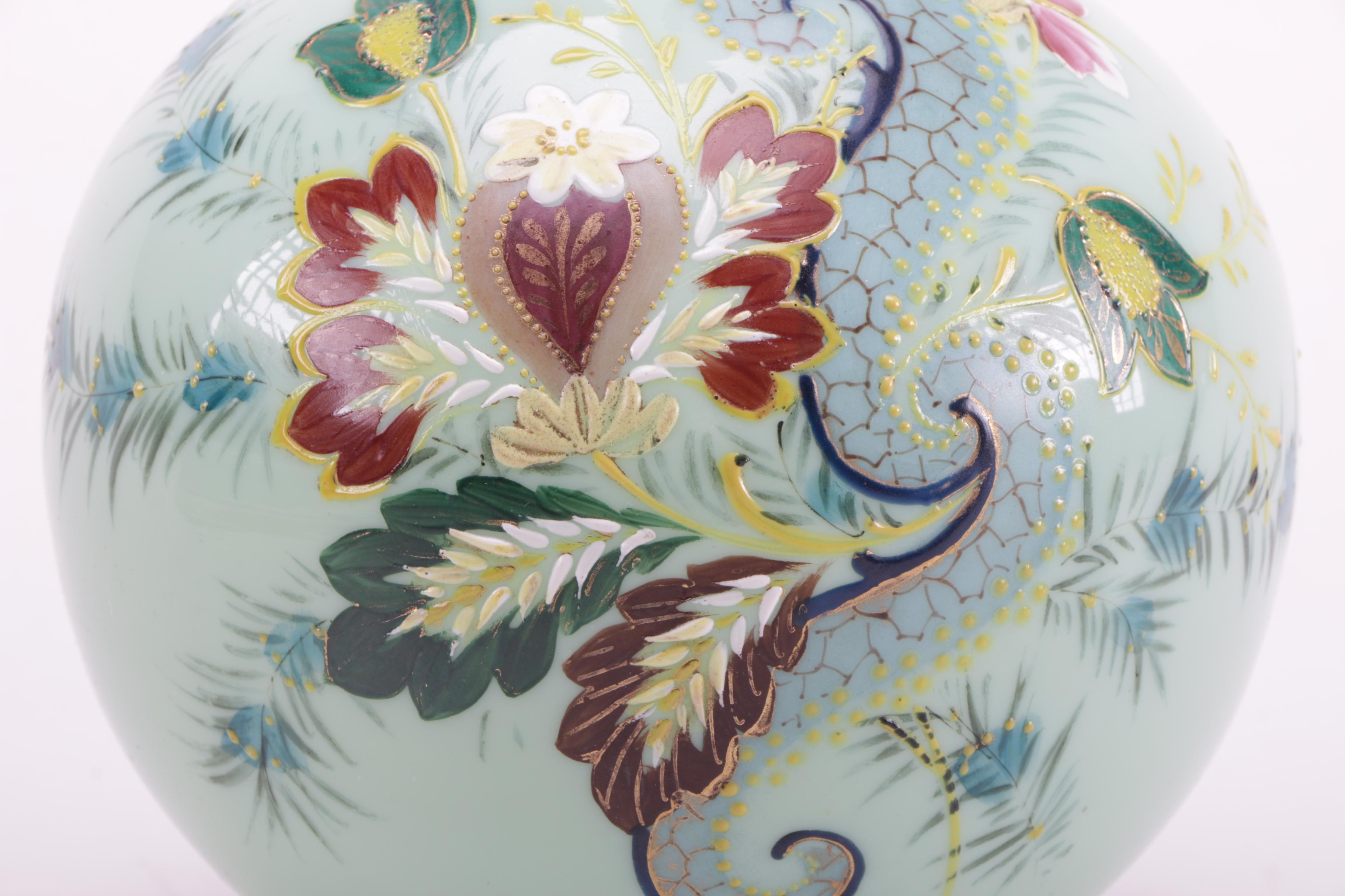 Victorian Opaline Glass With Royal Copley and More