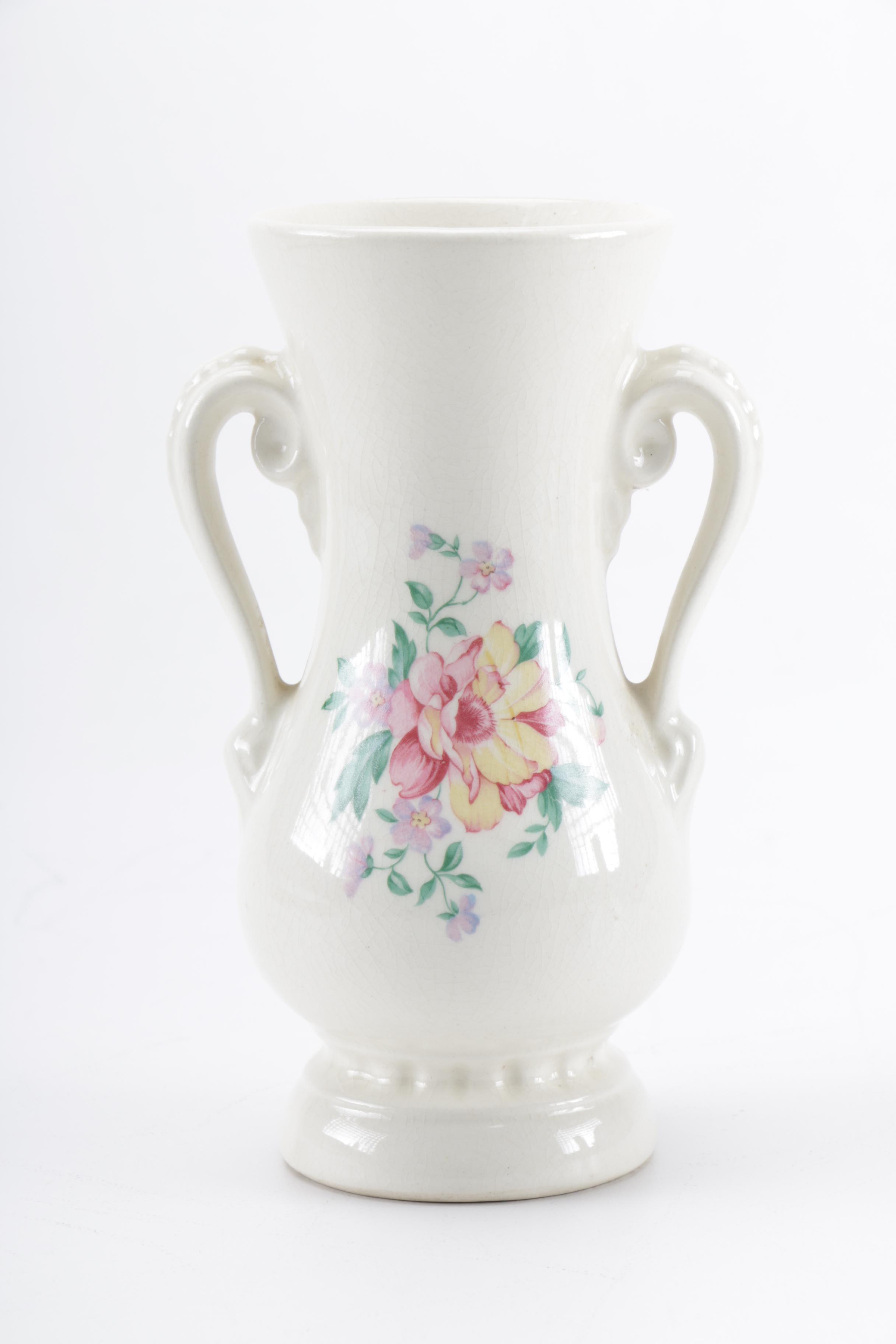 Victorian Opaline Glass With Royal Copley and More