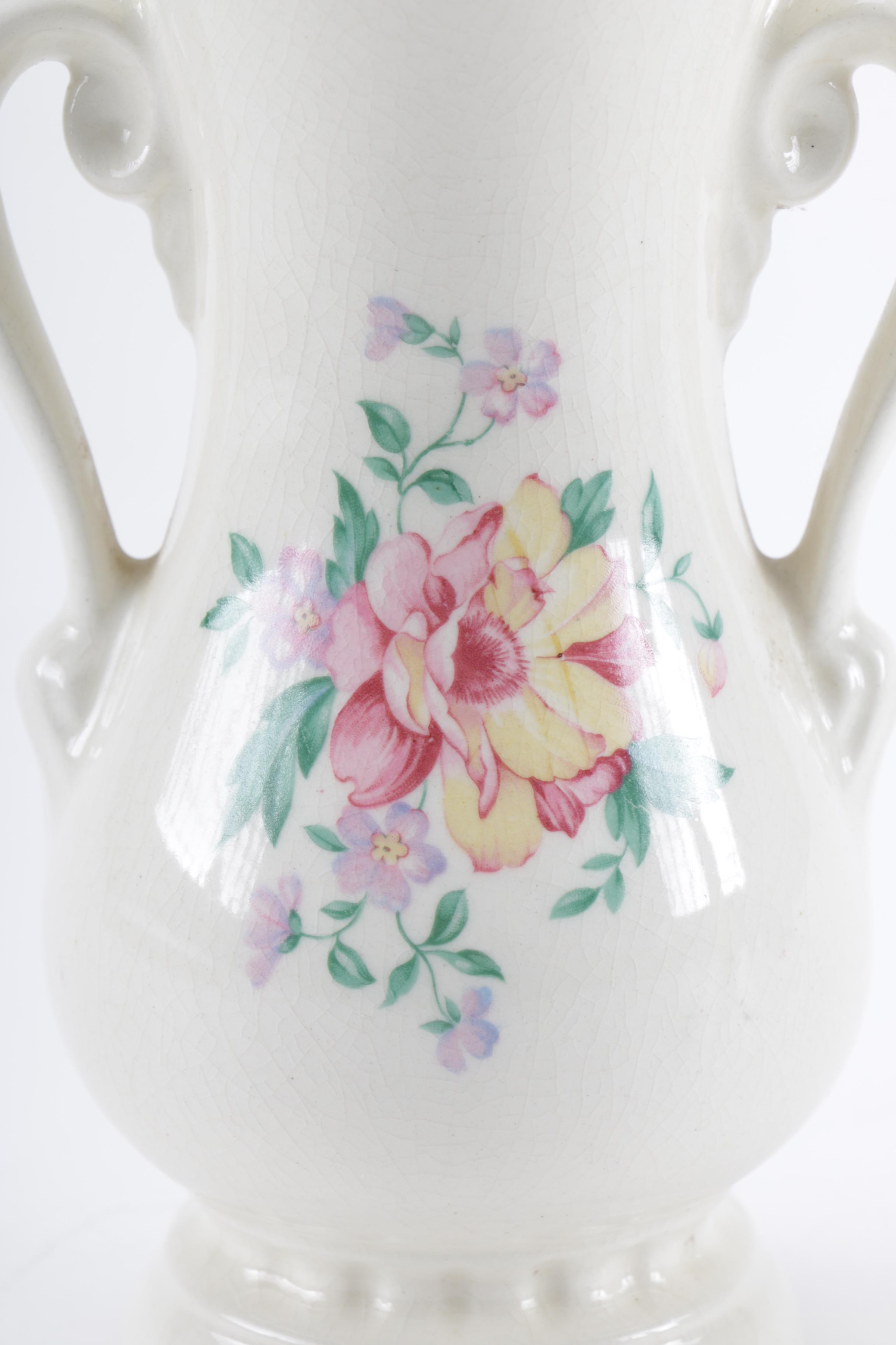 Victorian Opaline Glass With Royal Copley and More