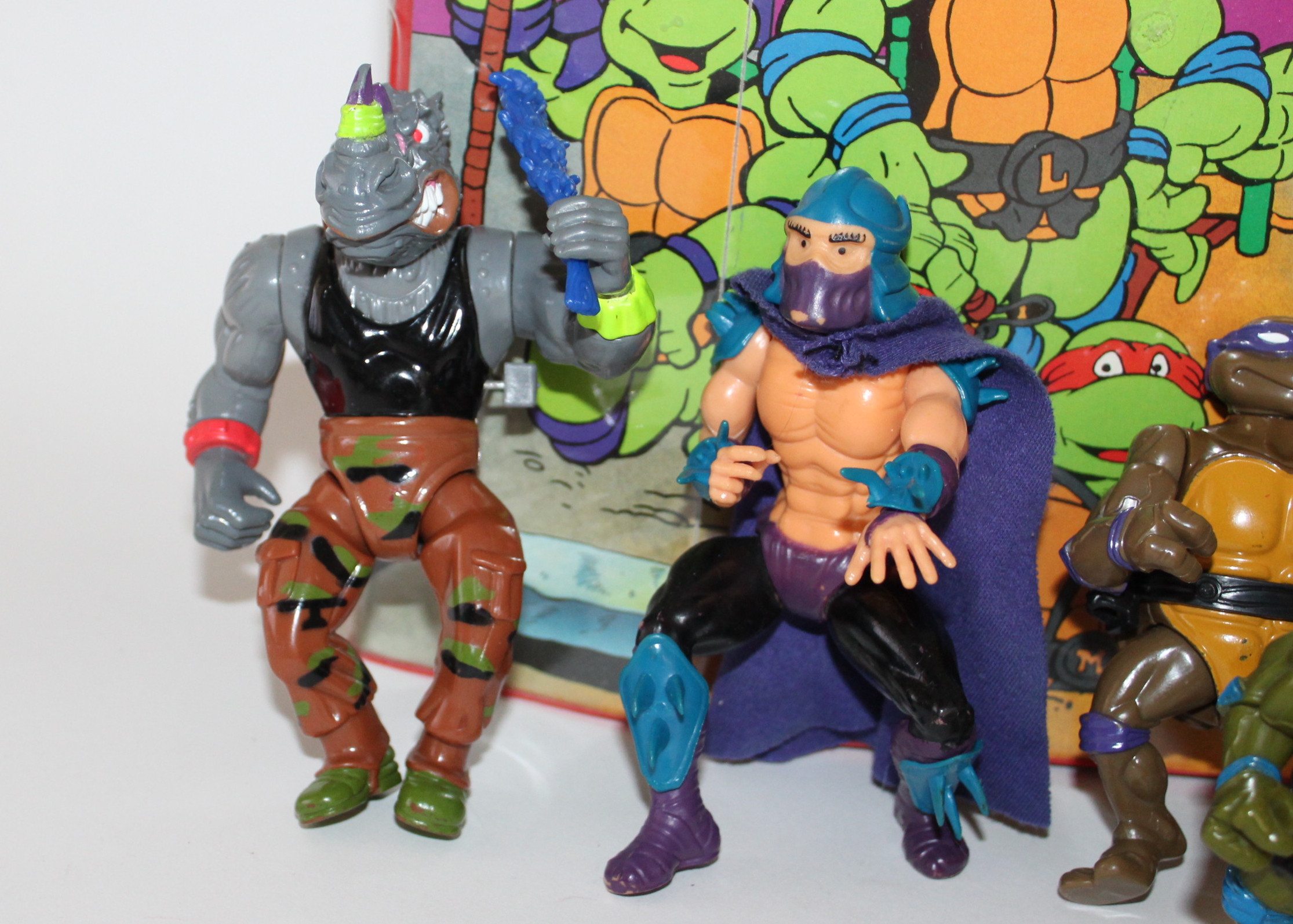 Teenage Mutant Ninja Turtle Action Figures and Case