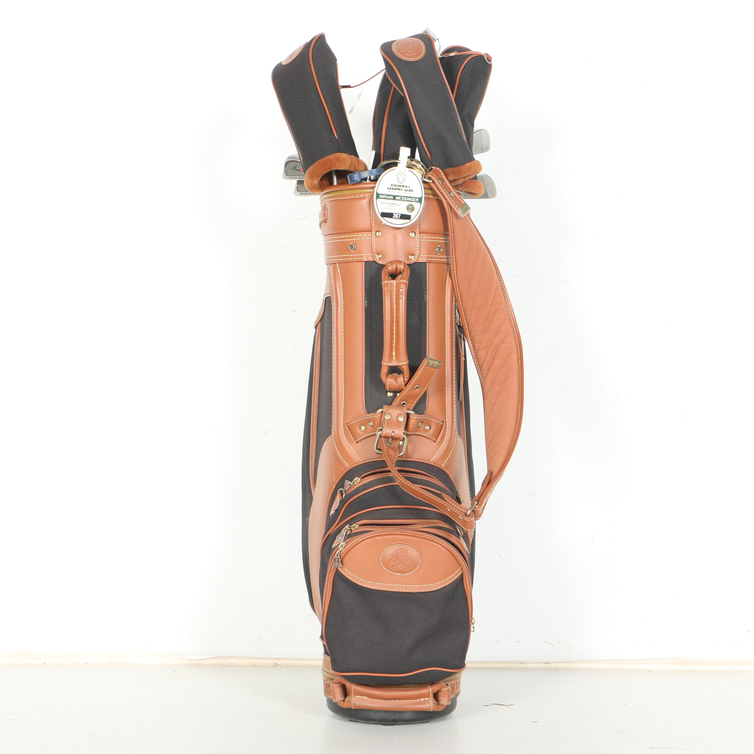 Daiwa Golf Bag with Golf Clubs