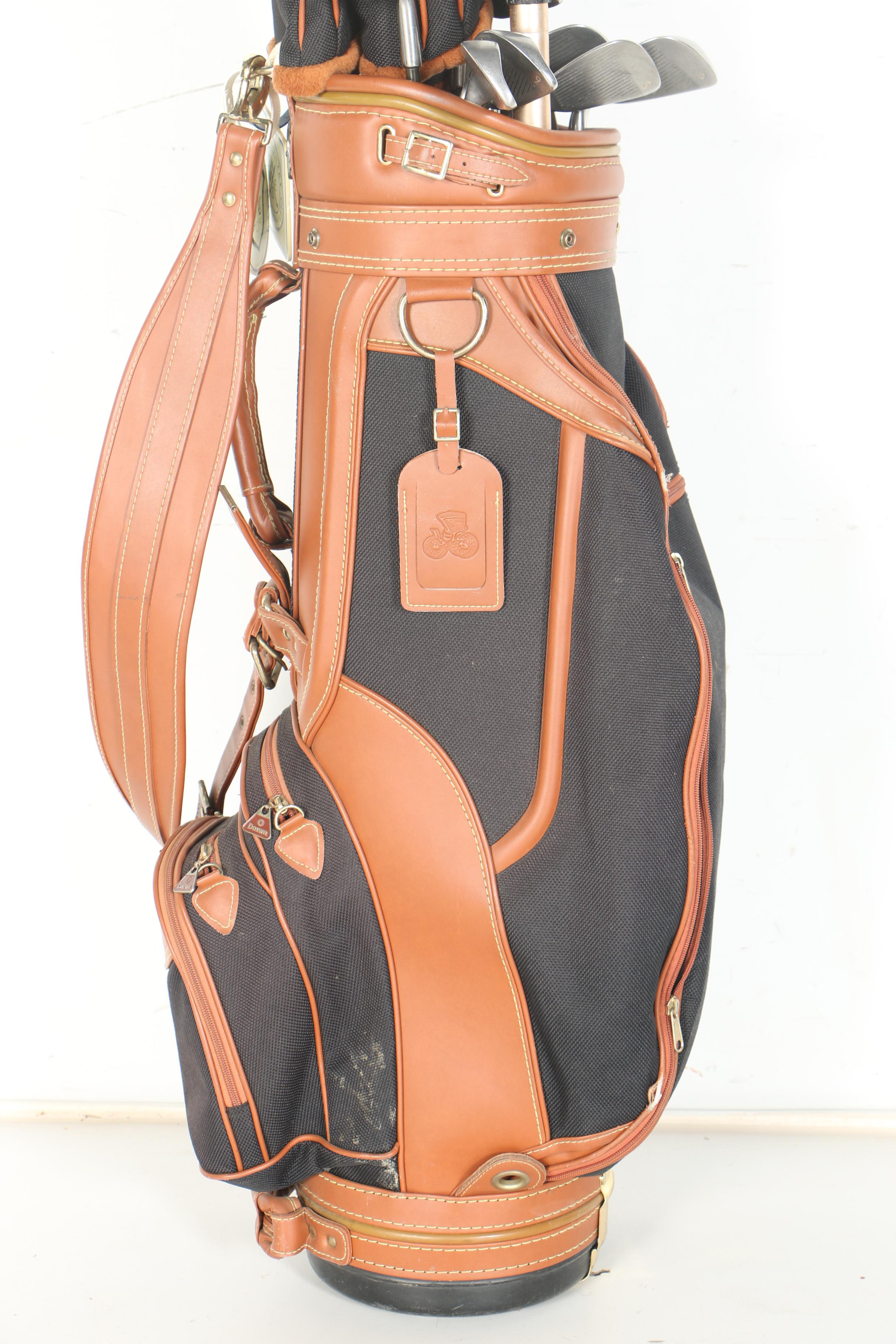 Daiwa Golf Bag with Golf Clubs