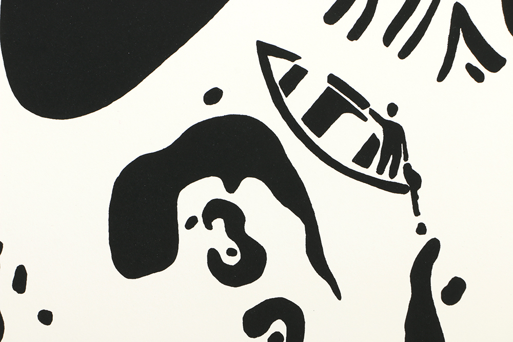 George Vranesh Limited Edition Serigraph on Heavy Stock Paper "Day #2"