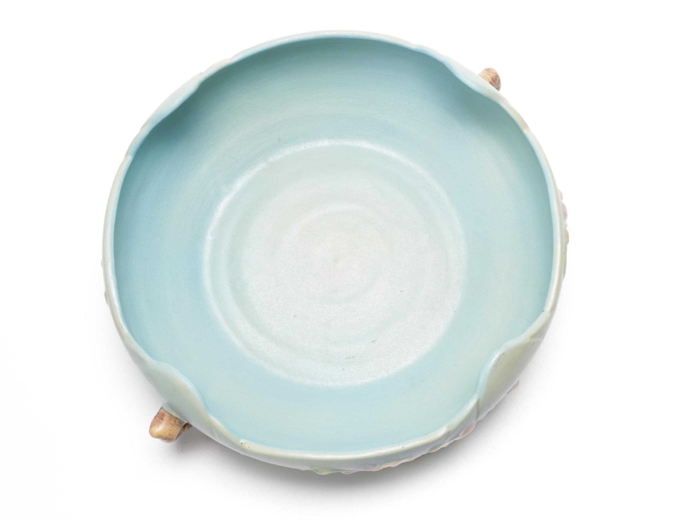 Roseville Pottery "Apple Blossom" Handled Bowl