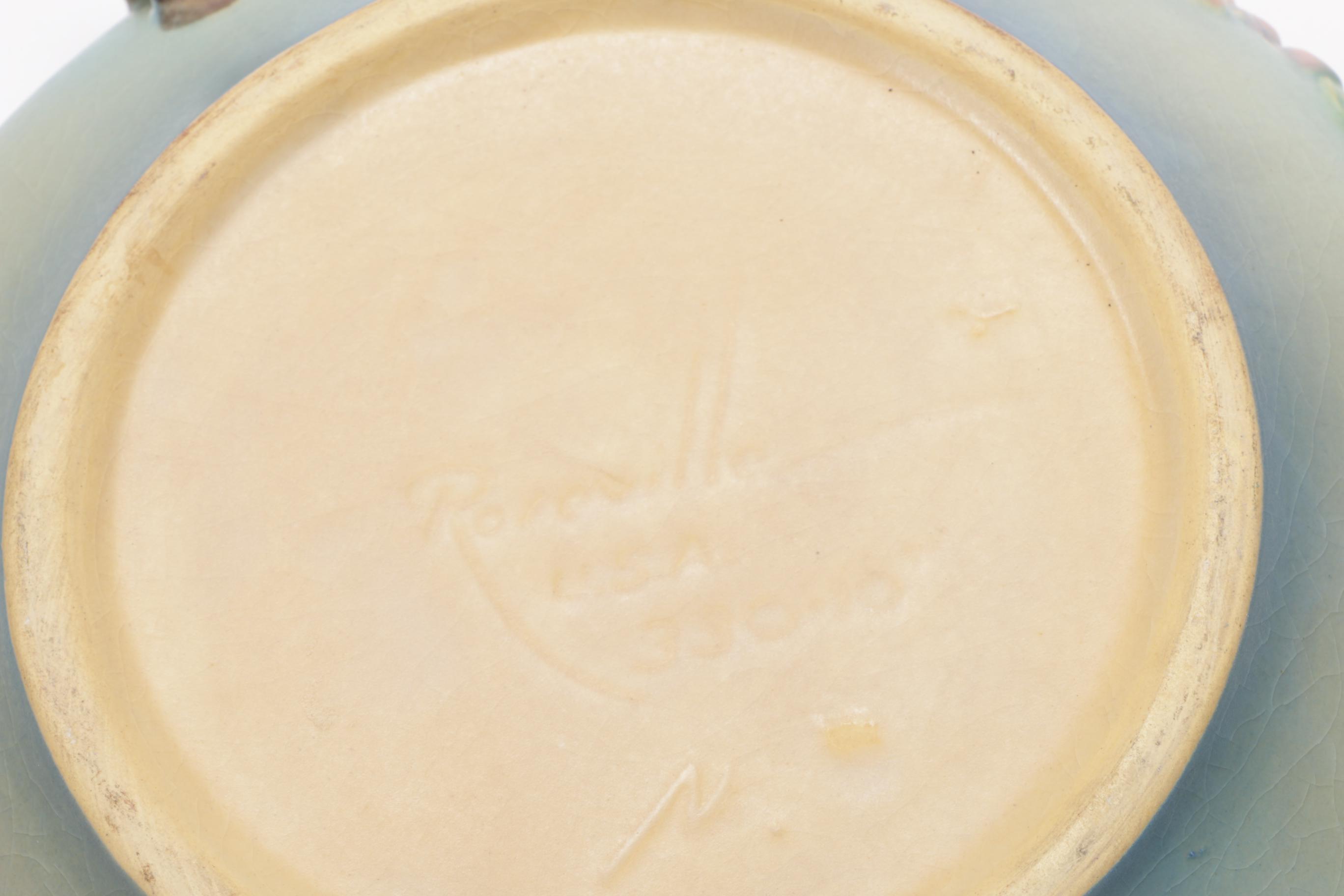 Roseville Pottery "Apple Blossom" Handled Bowl