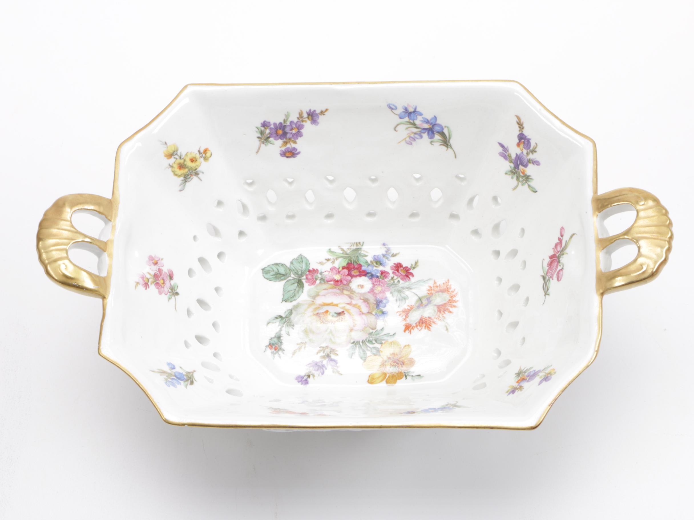 Porcelain Tableware Featuring Herend With 24K Gold