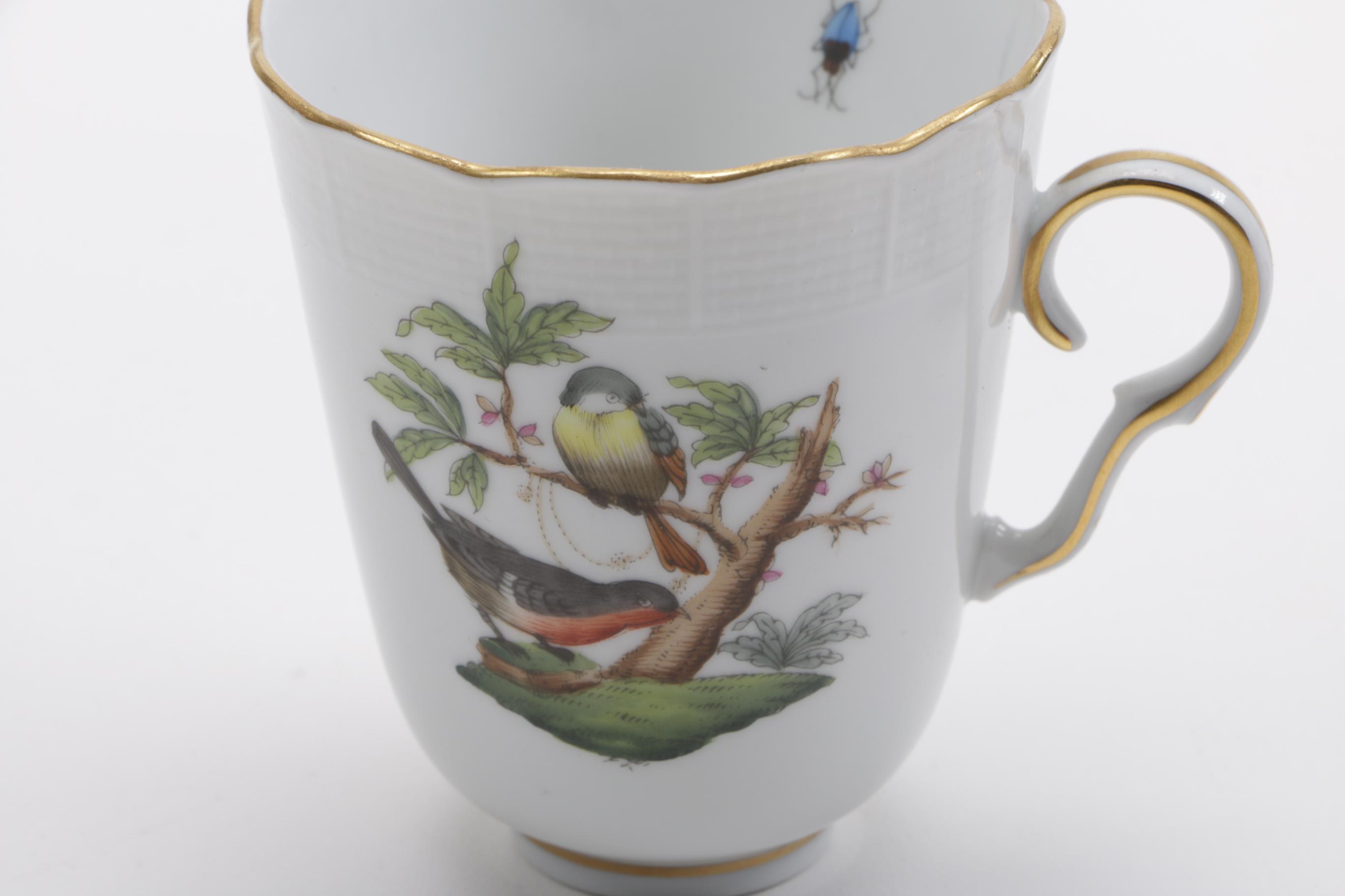 Porcelain Tableware Featuring Herend With 24K Gold