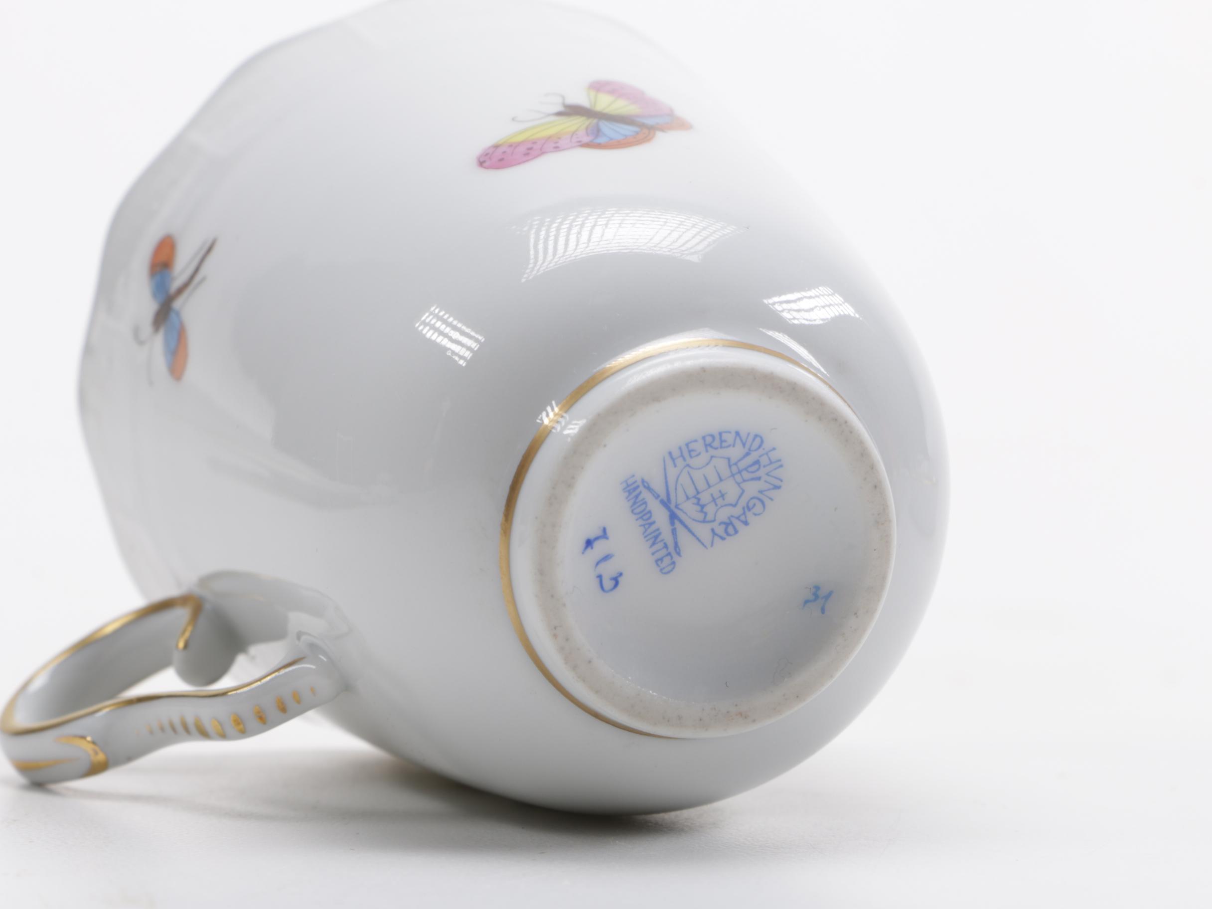 Porcelain Tableware Featuring Herend With 24K Gold