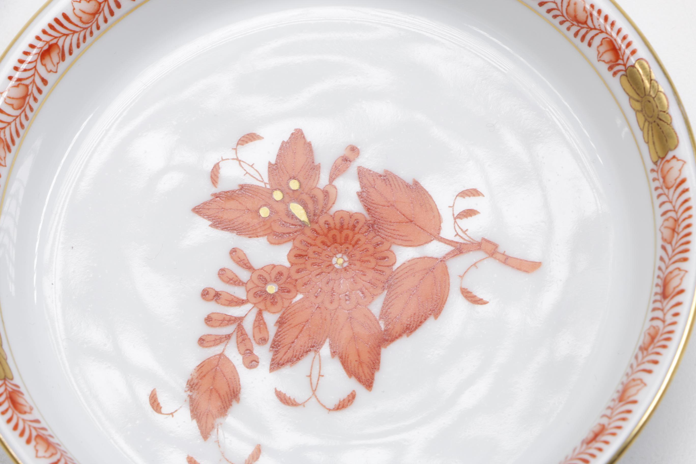 Porcelain Tableware Featuring Herend With 24K Gold