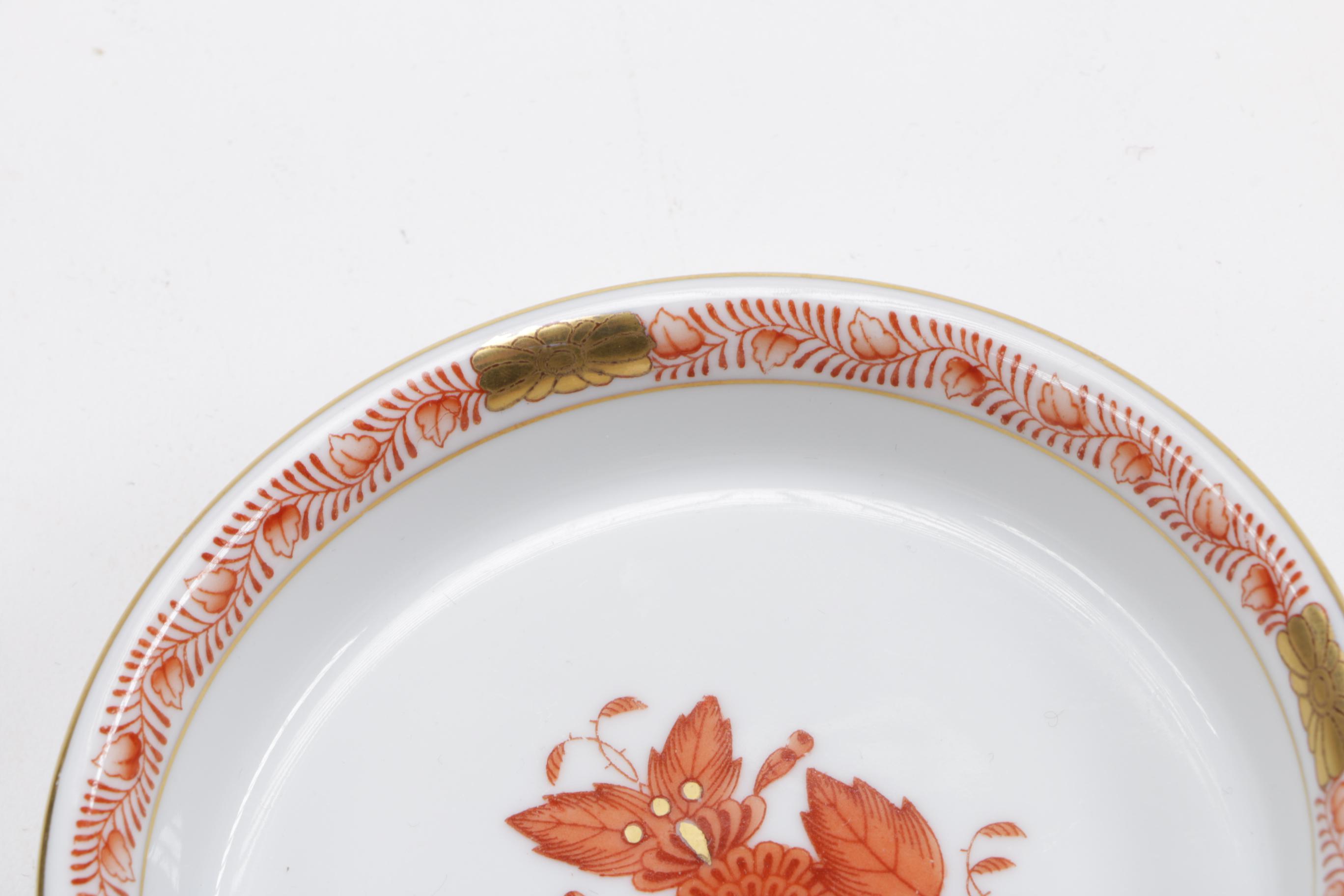 Porcelain Tableware Featuring Herend With 24K Gold