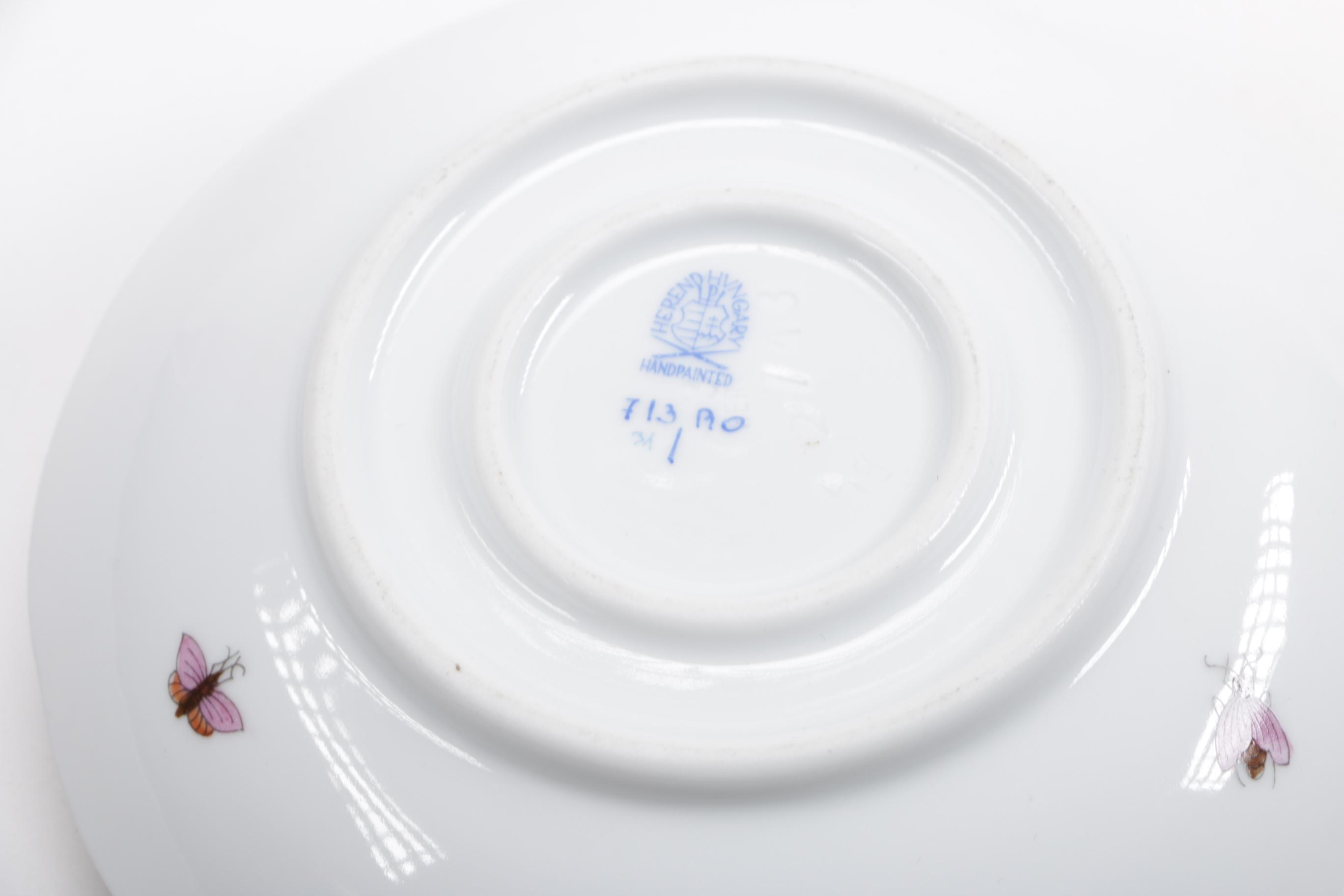 Porcelain Tableware Featuring Herend With 24K Gold