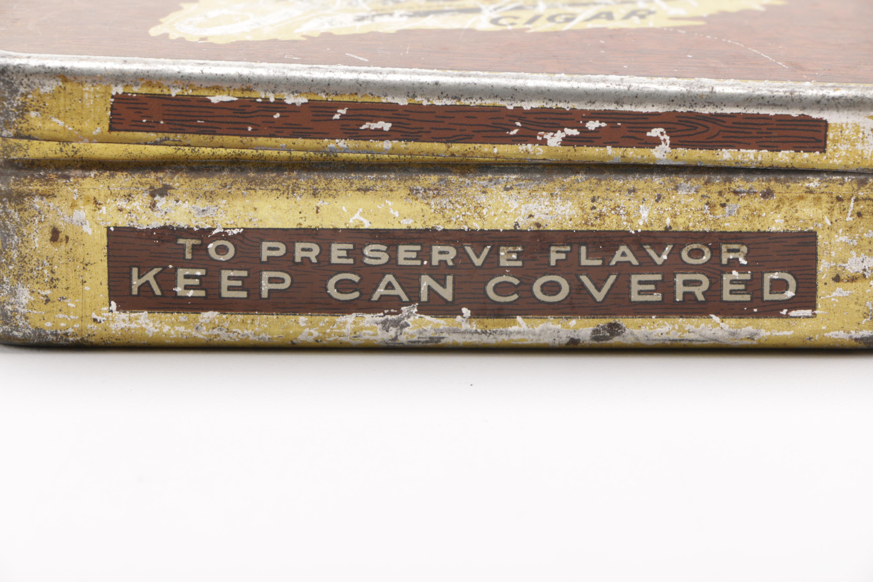 Collection of Cigar Boxes and Tins