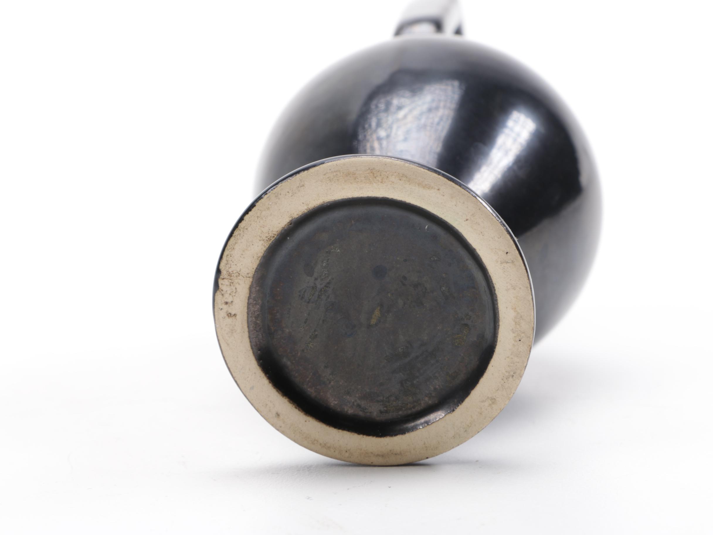 Black Glazed Pottery Vases and Figures