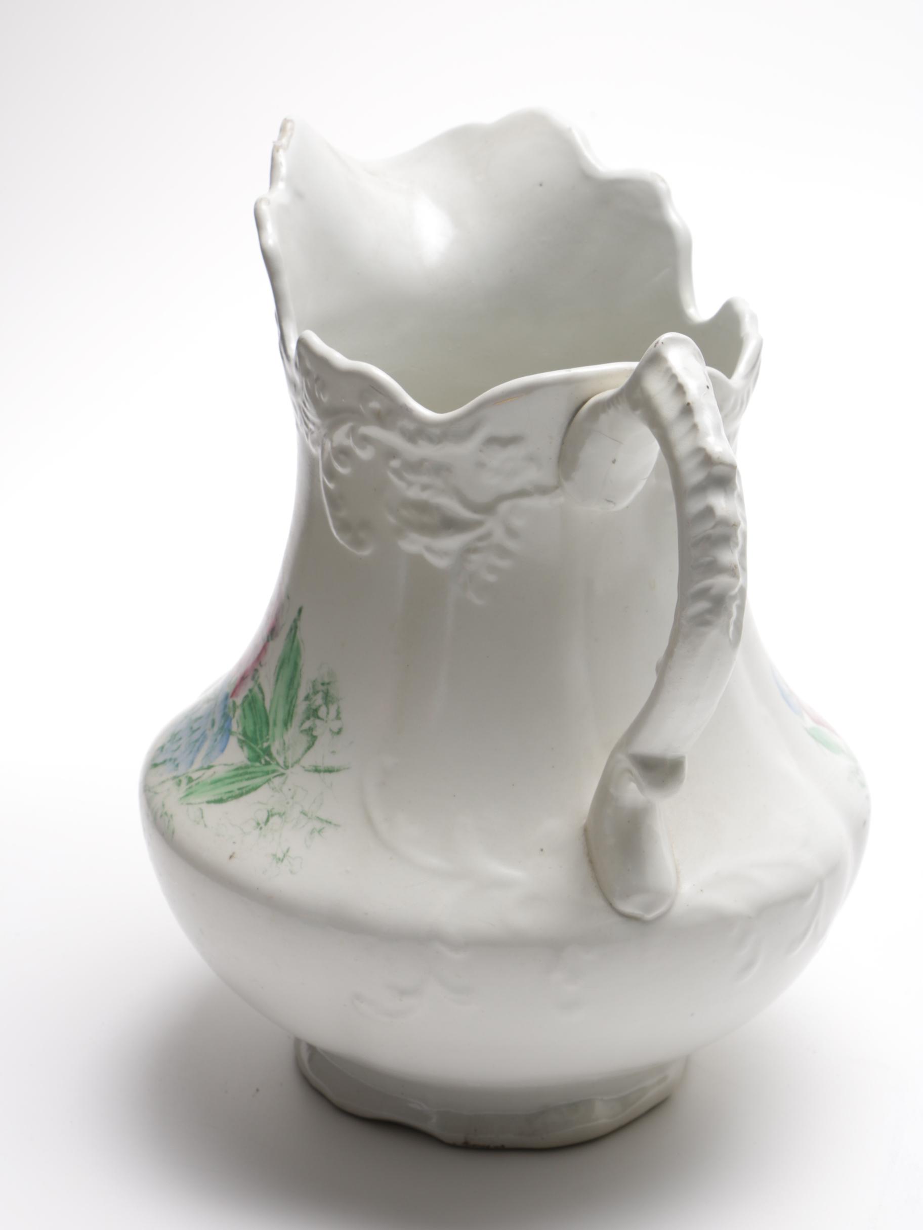 Antique Ford China Co. Wash Basin and Pitcher