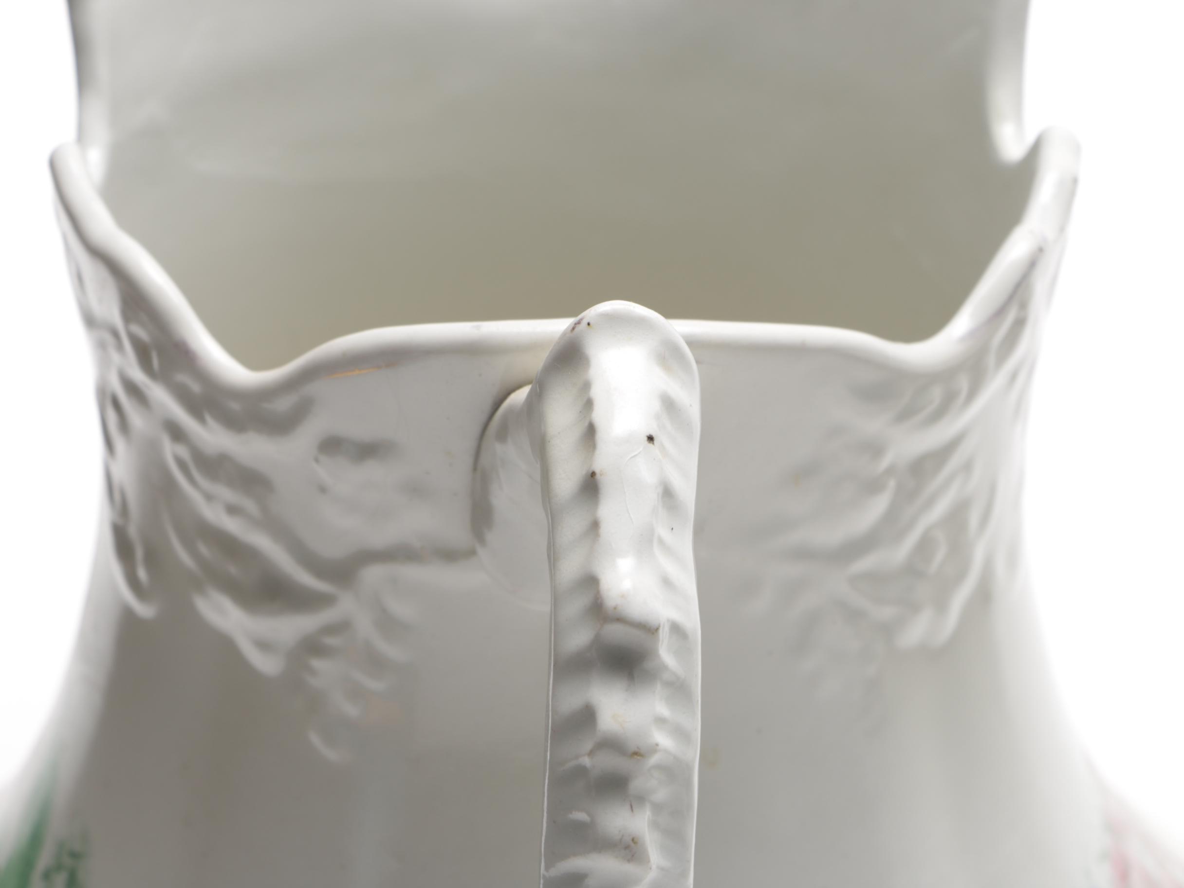 Antique Ford China Co. Wash Basin and Pitcher