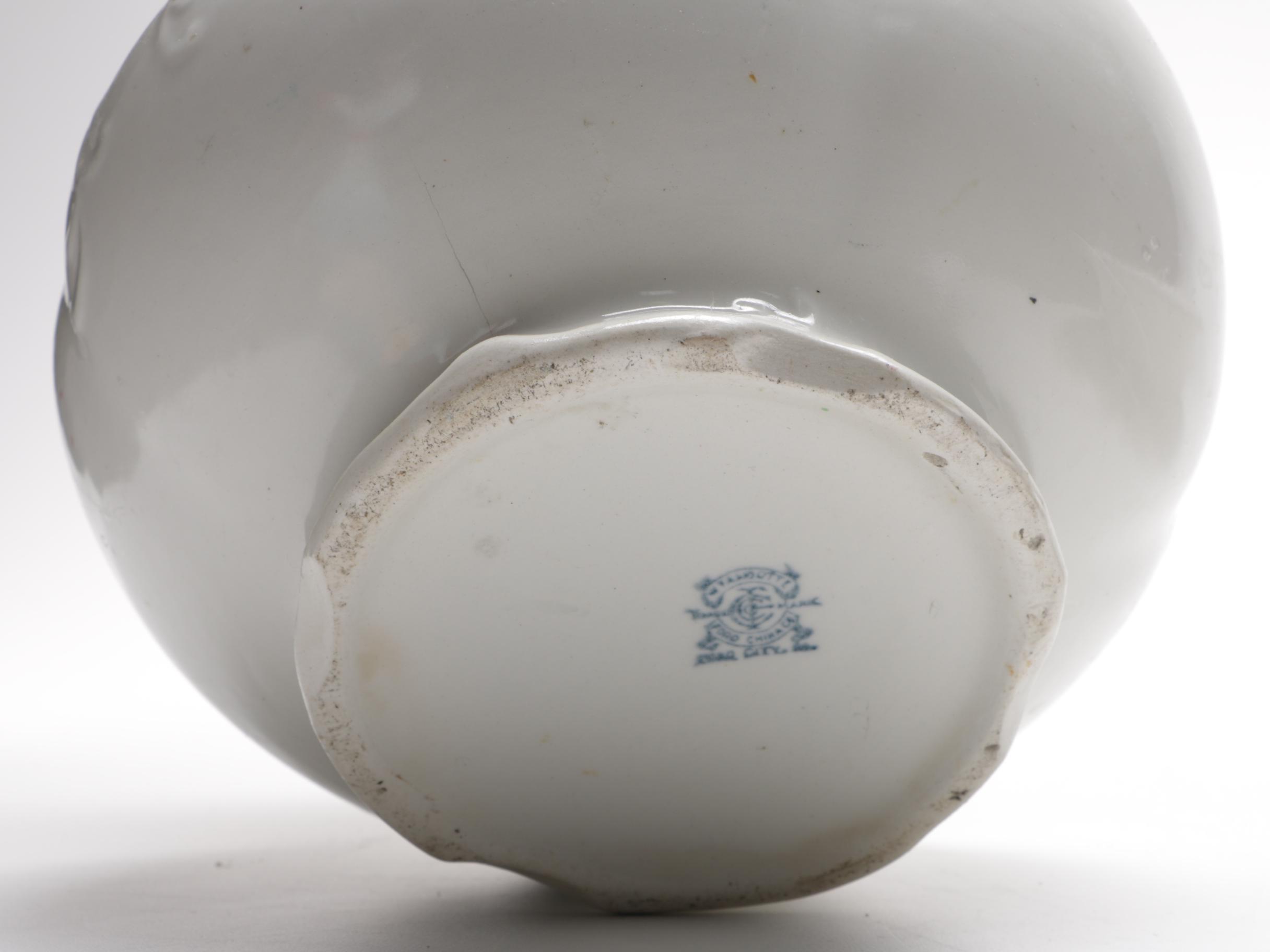 Antique Ford China Co. Wash Basin and Pitcher