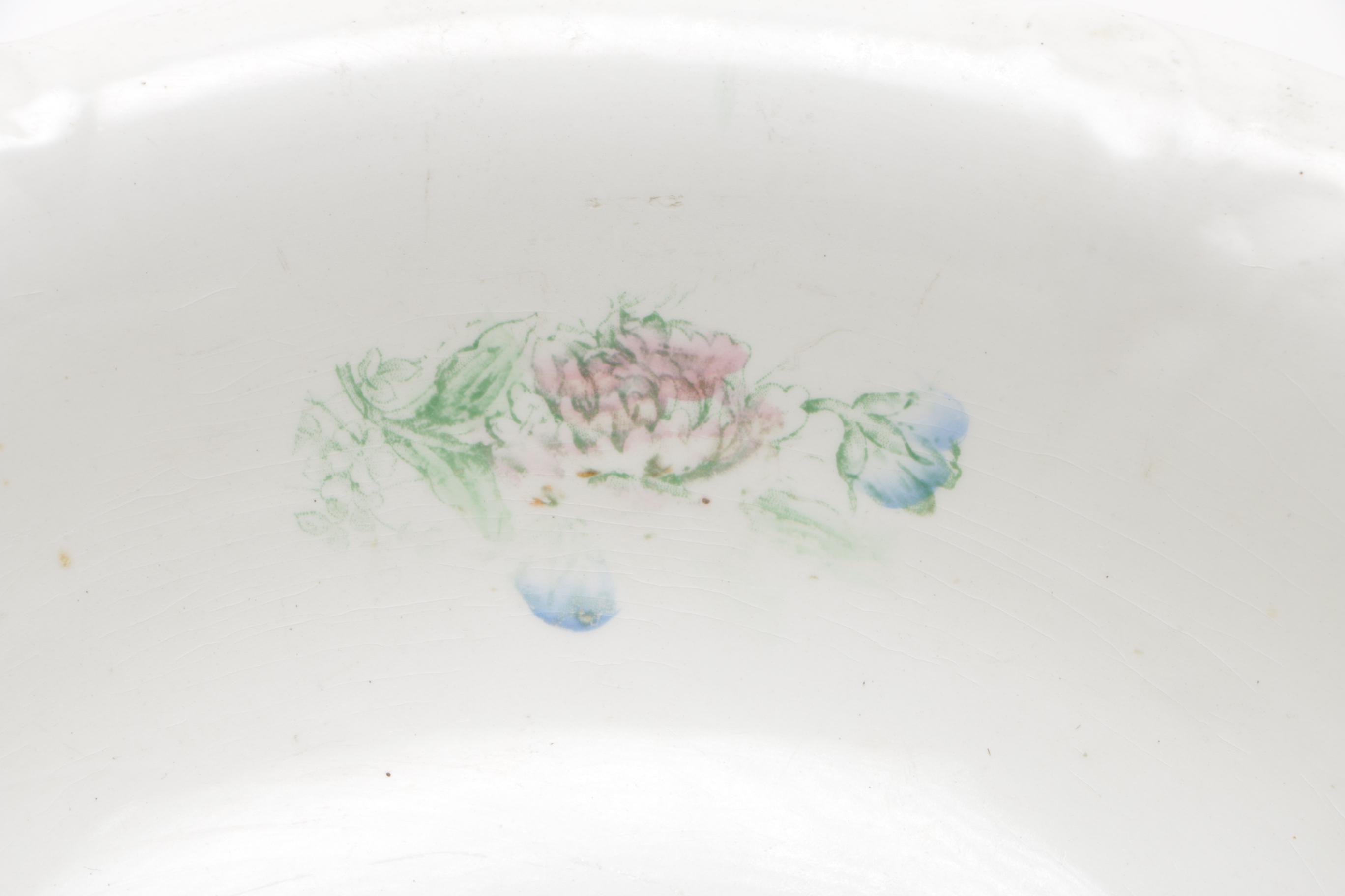 Antique Ford China Co. Wash Basin and Pitcher