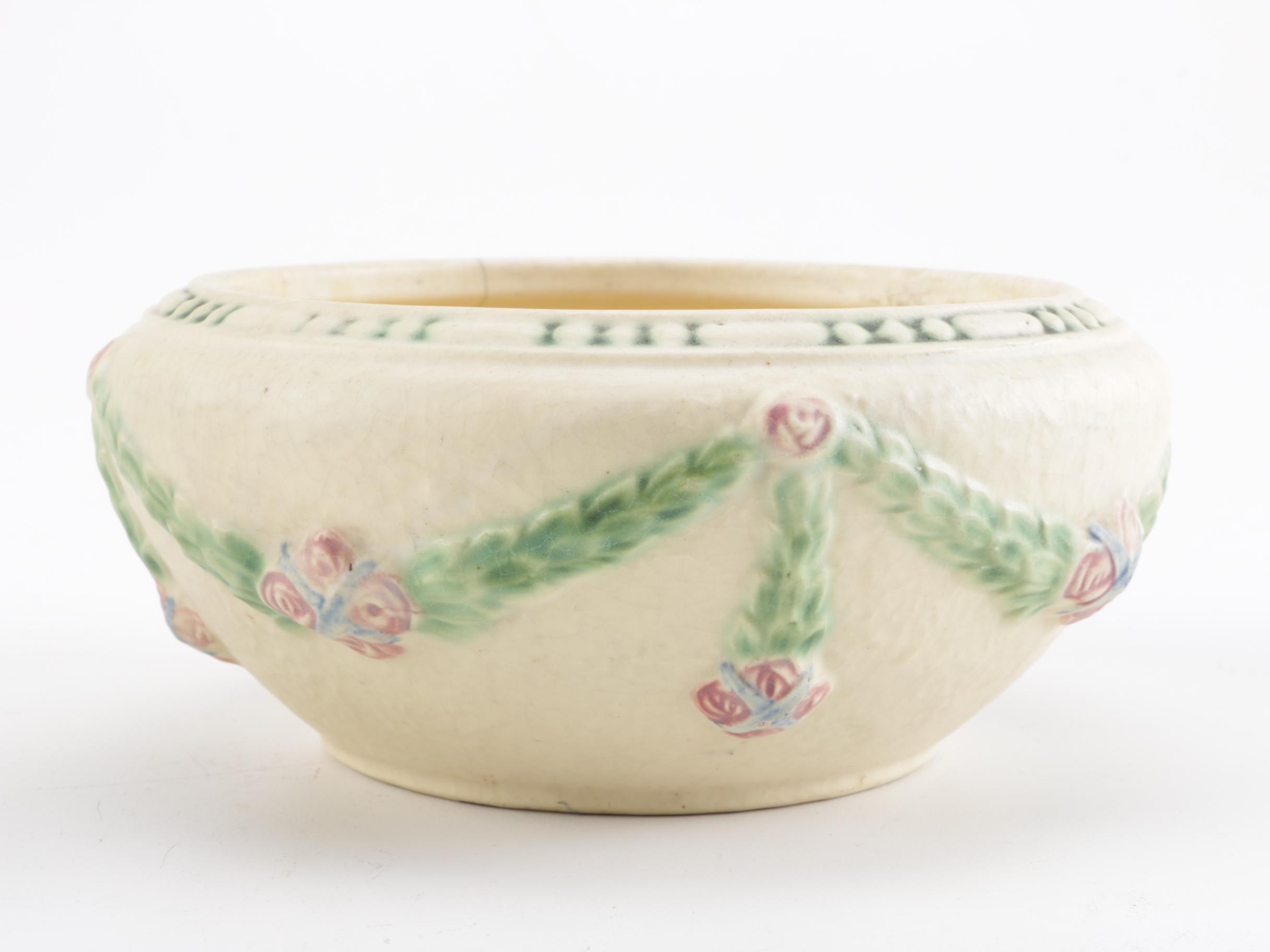 Roseville "Donatello" Vase and Bowl