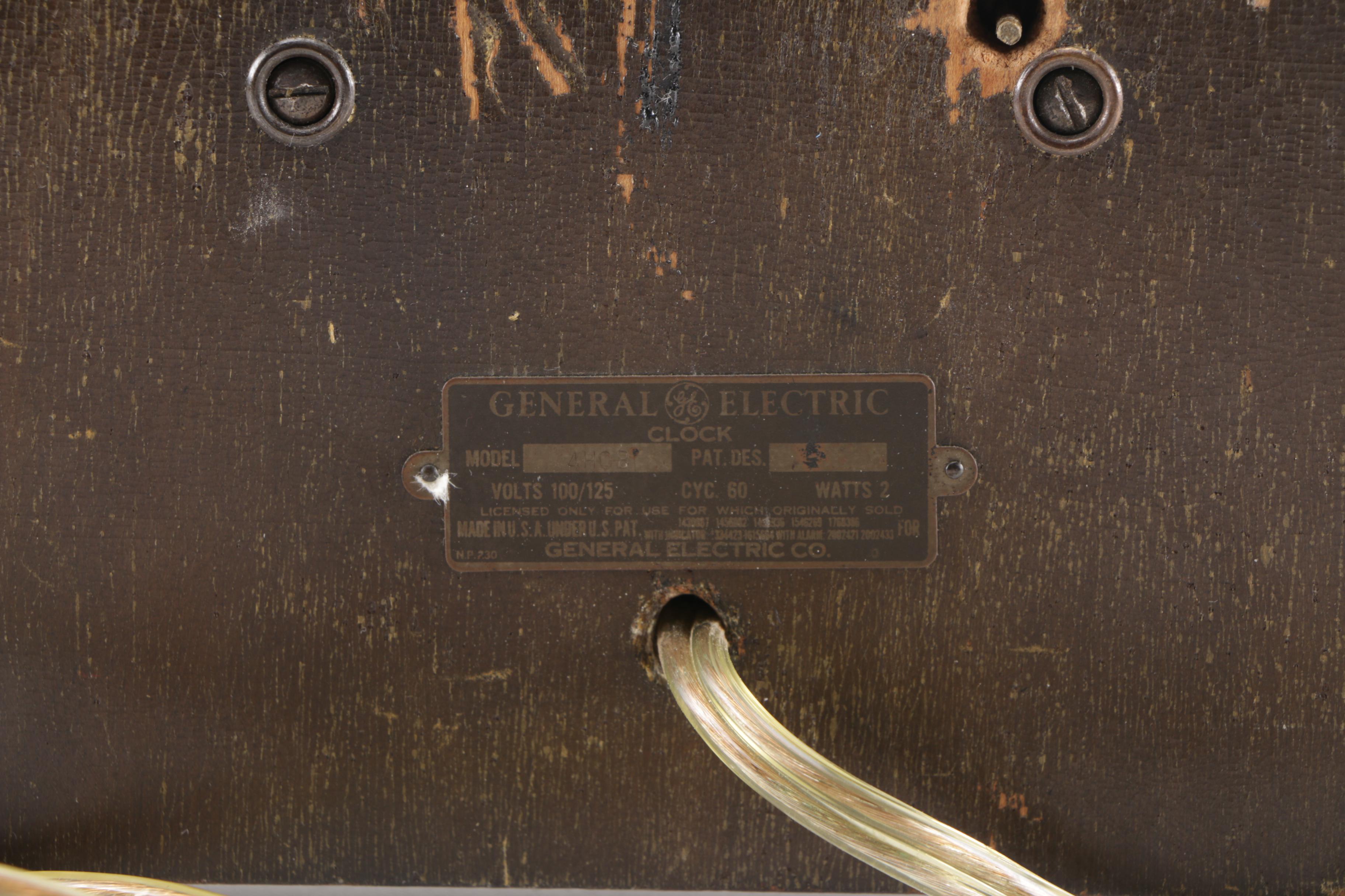 General Electric Art Deco Mantel Clock