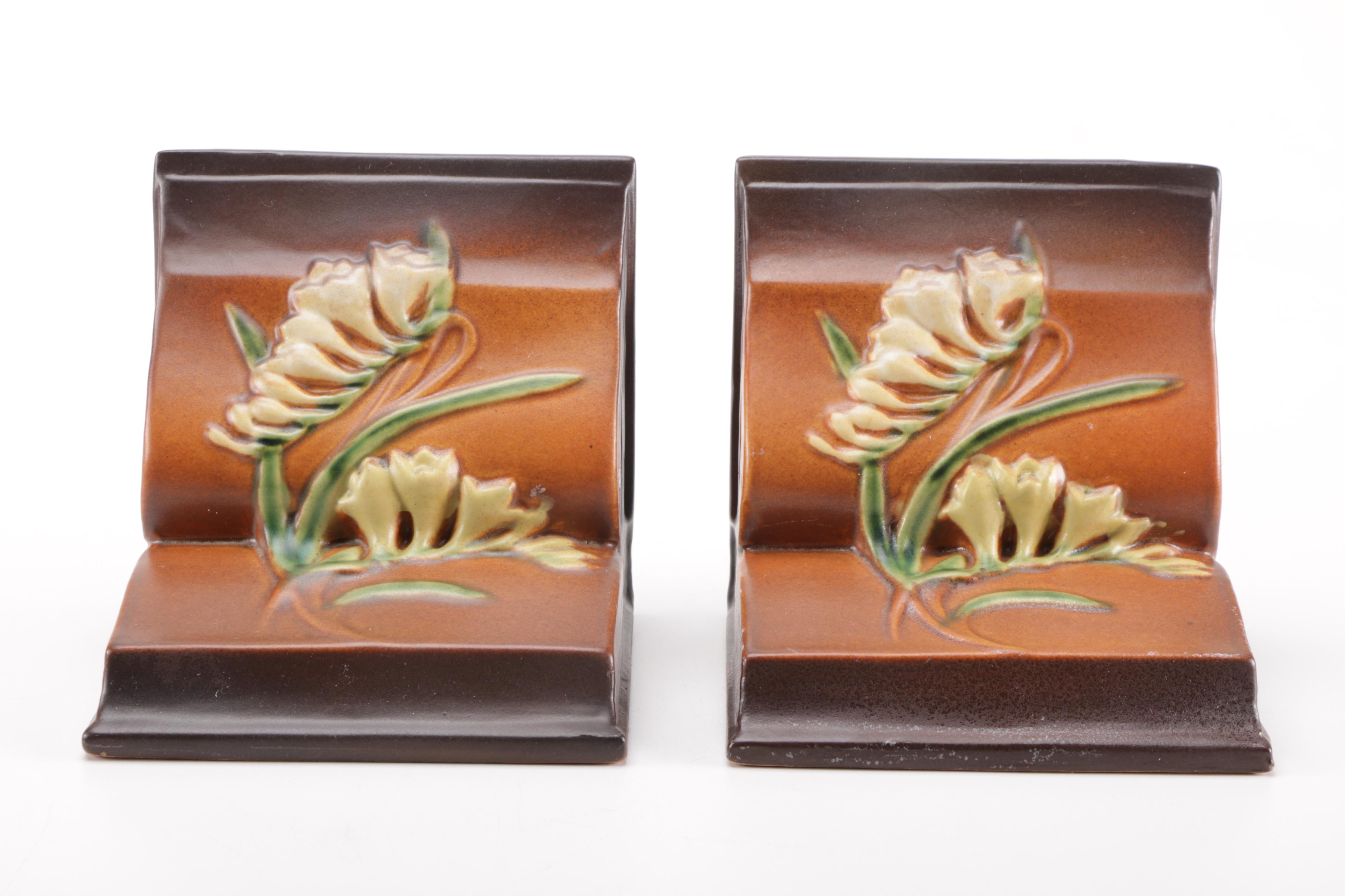 Roseville "Freesia" Bookends
