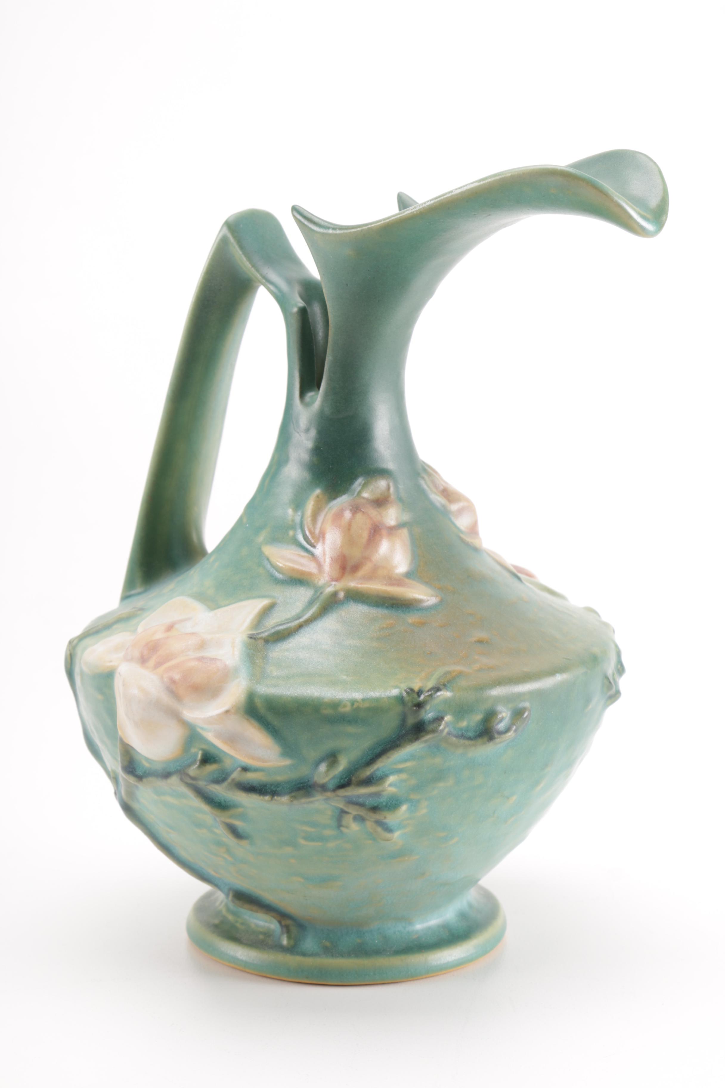 Roseville "Magnolia Blue" Ewer