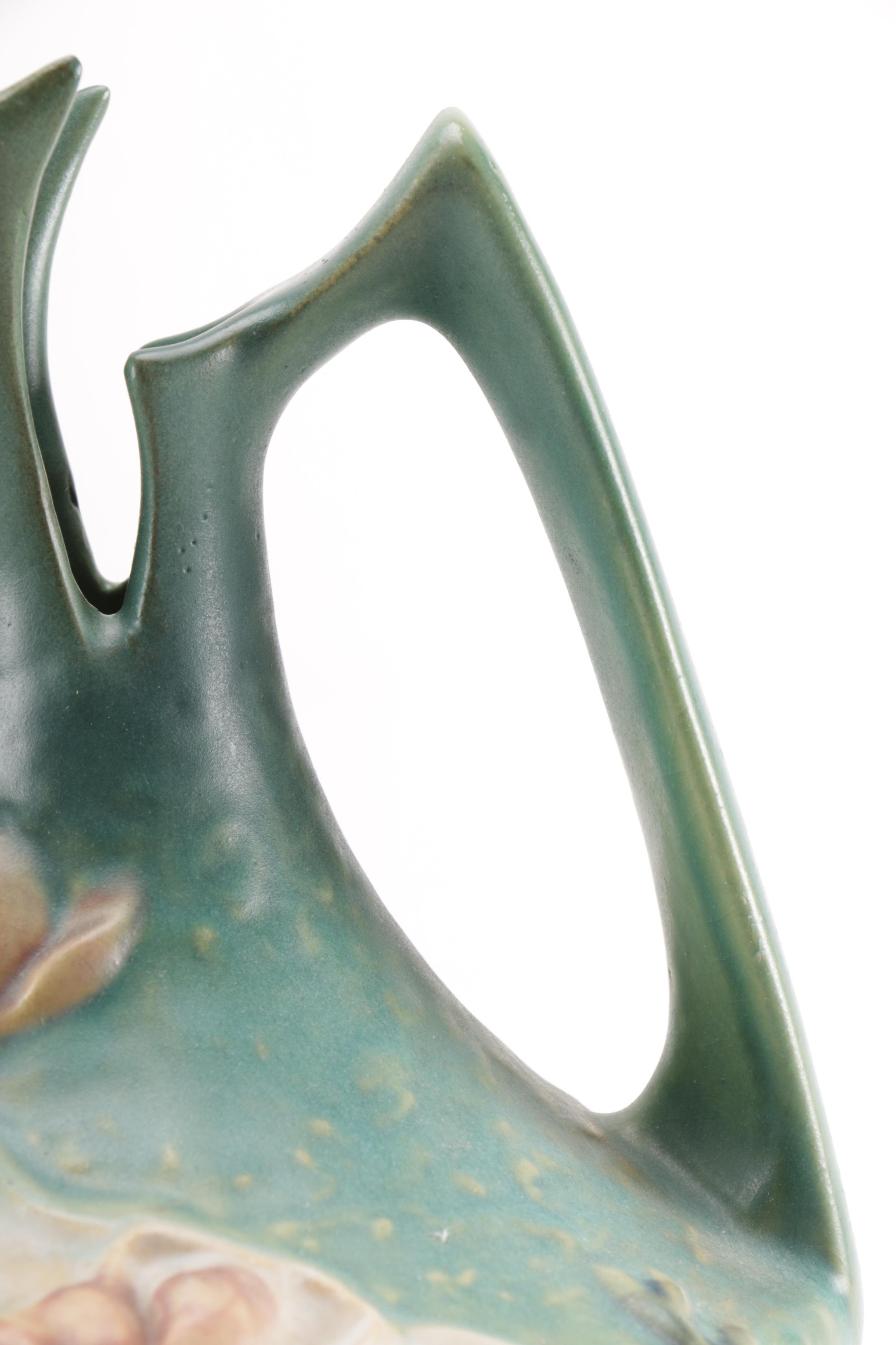 Roseville "Magnolia Blue" Ewer