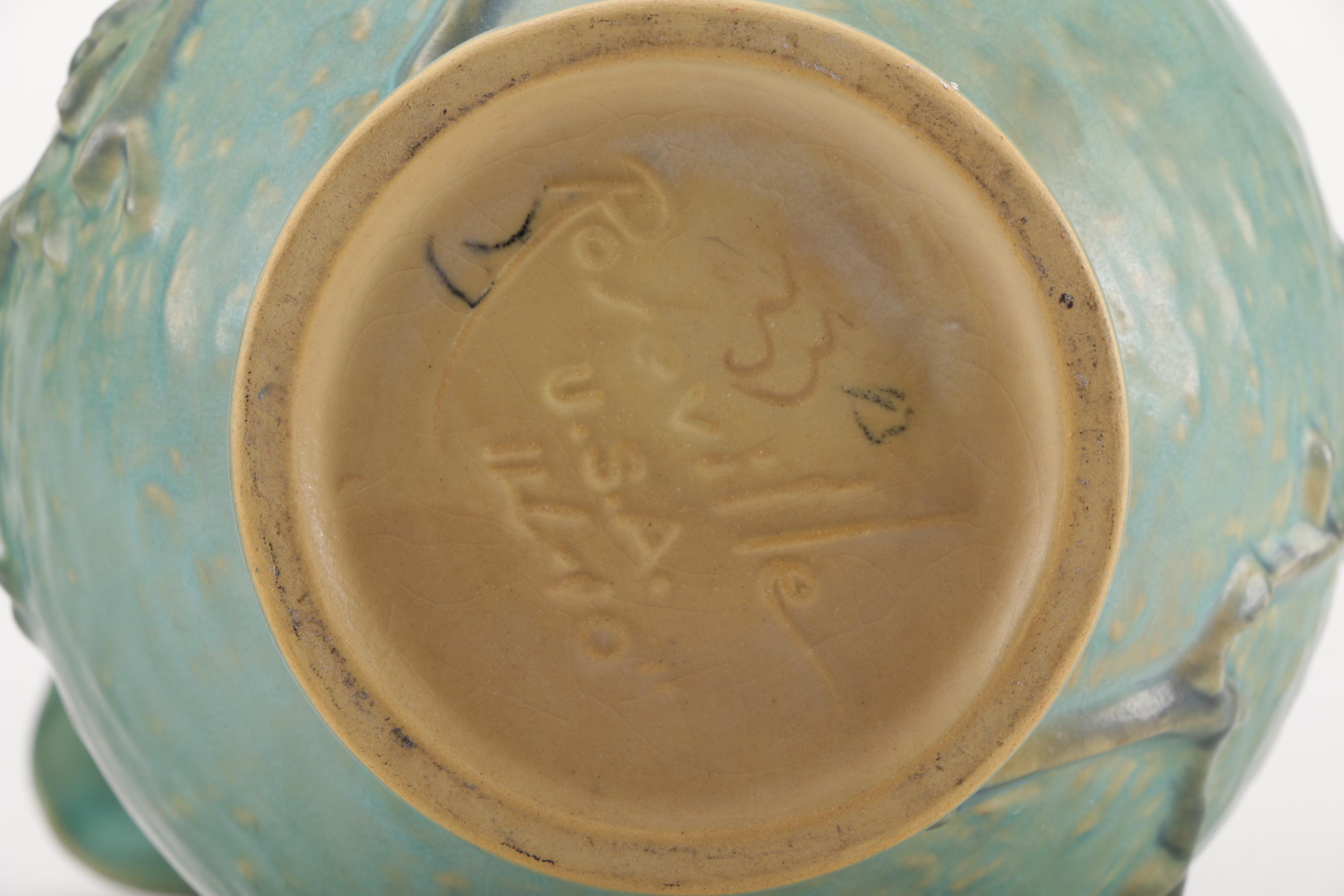 Roseville "Magnolia Blue" Ewer