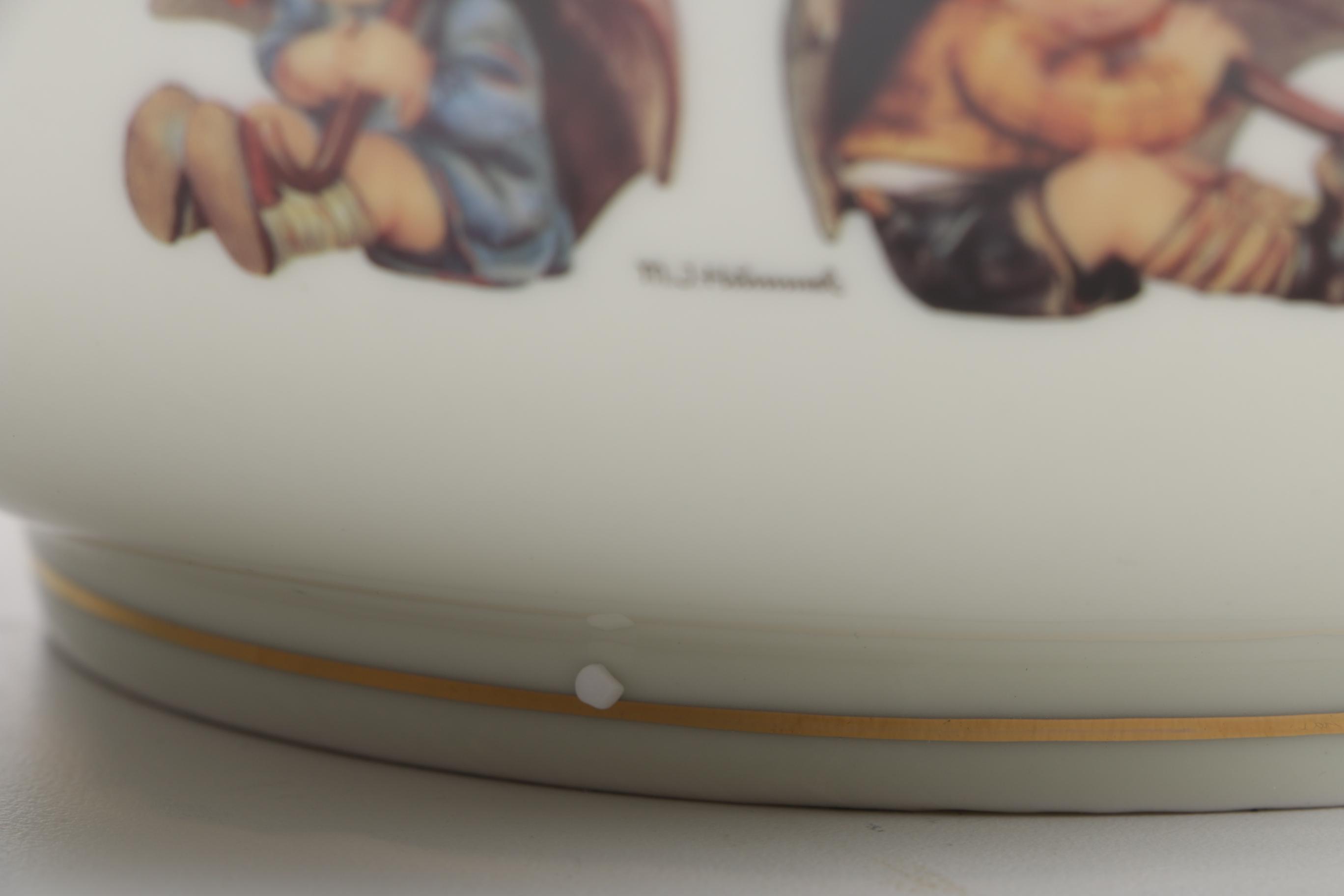 Hummel Cake Platter & Bowl