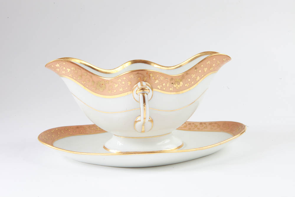 Late 18th Century Ludwigsburg Fine German Porcelain Dinnerware