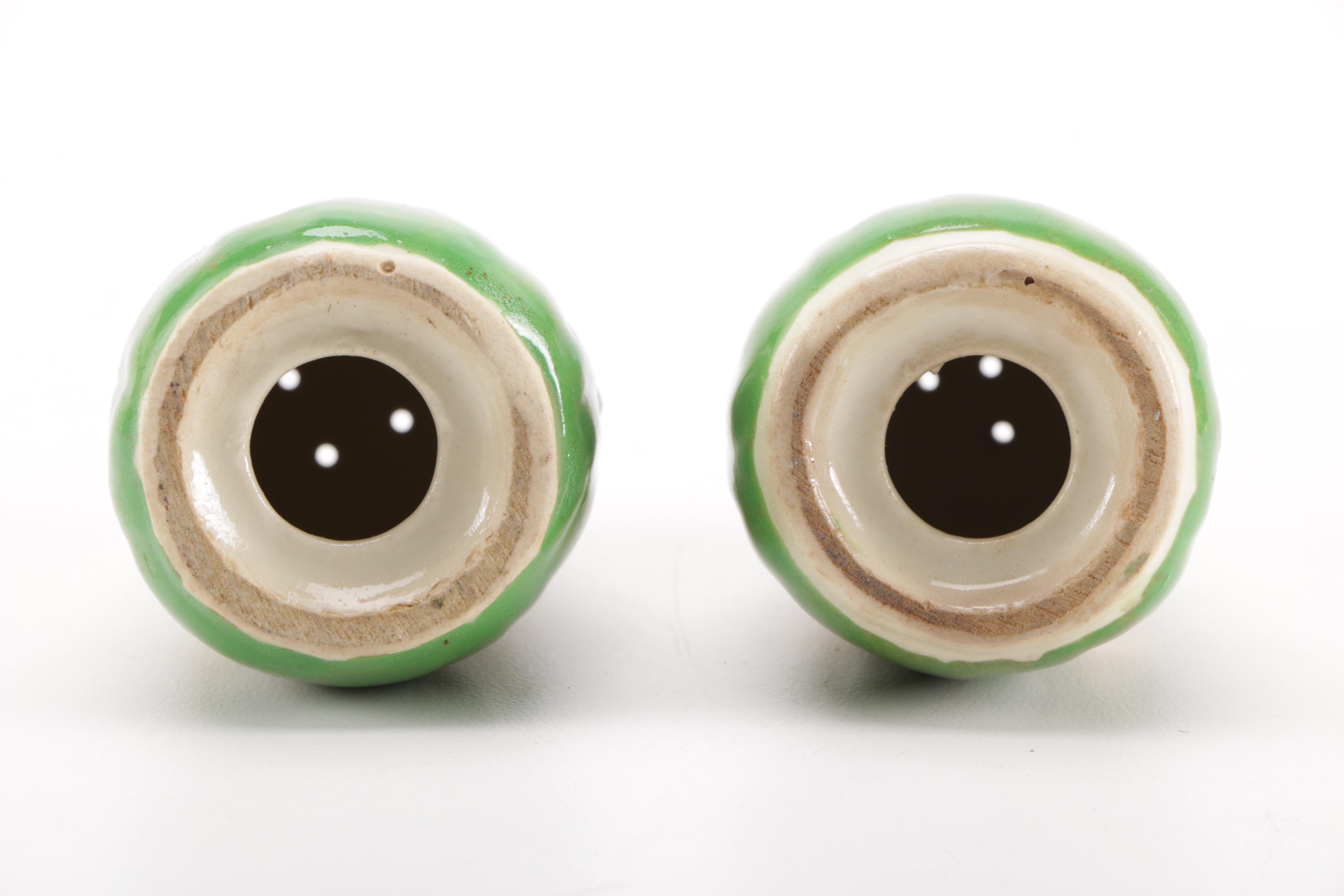 Vintage Figural Pottery Vessels Including Shawnee