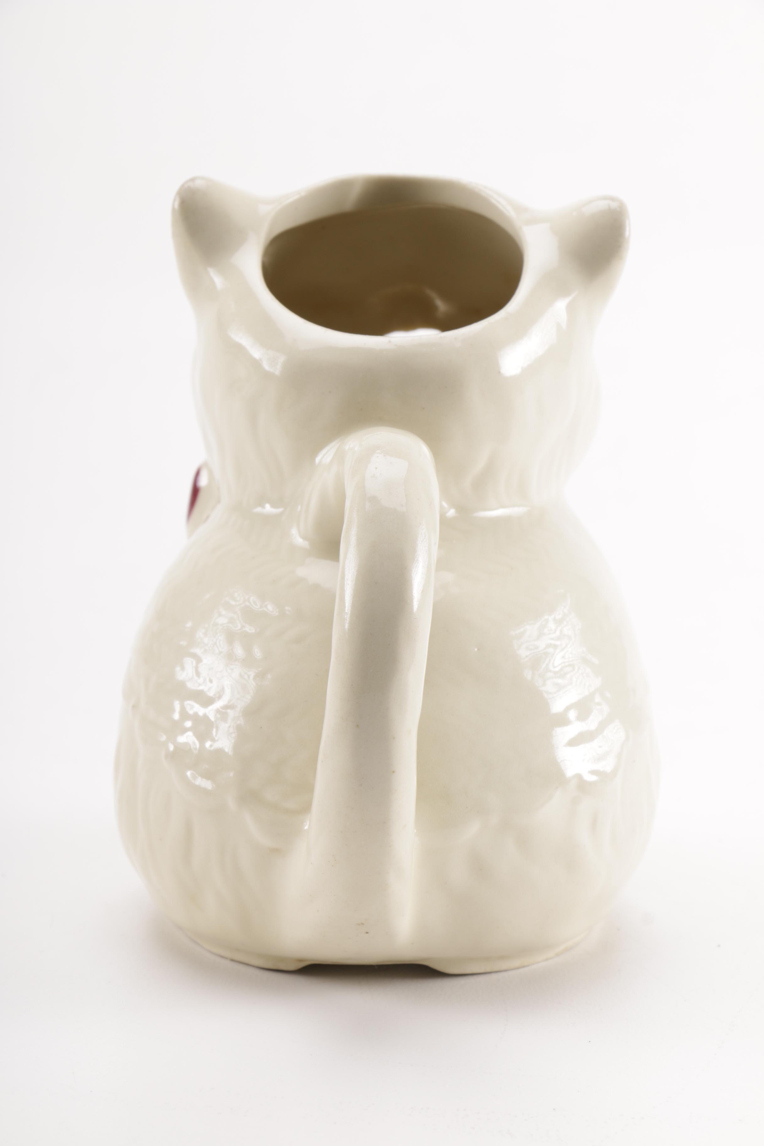 Vintage Figural Pottery Vessels Including Shawnee