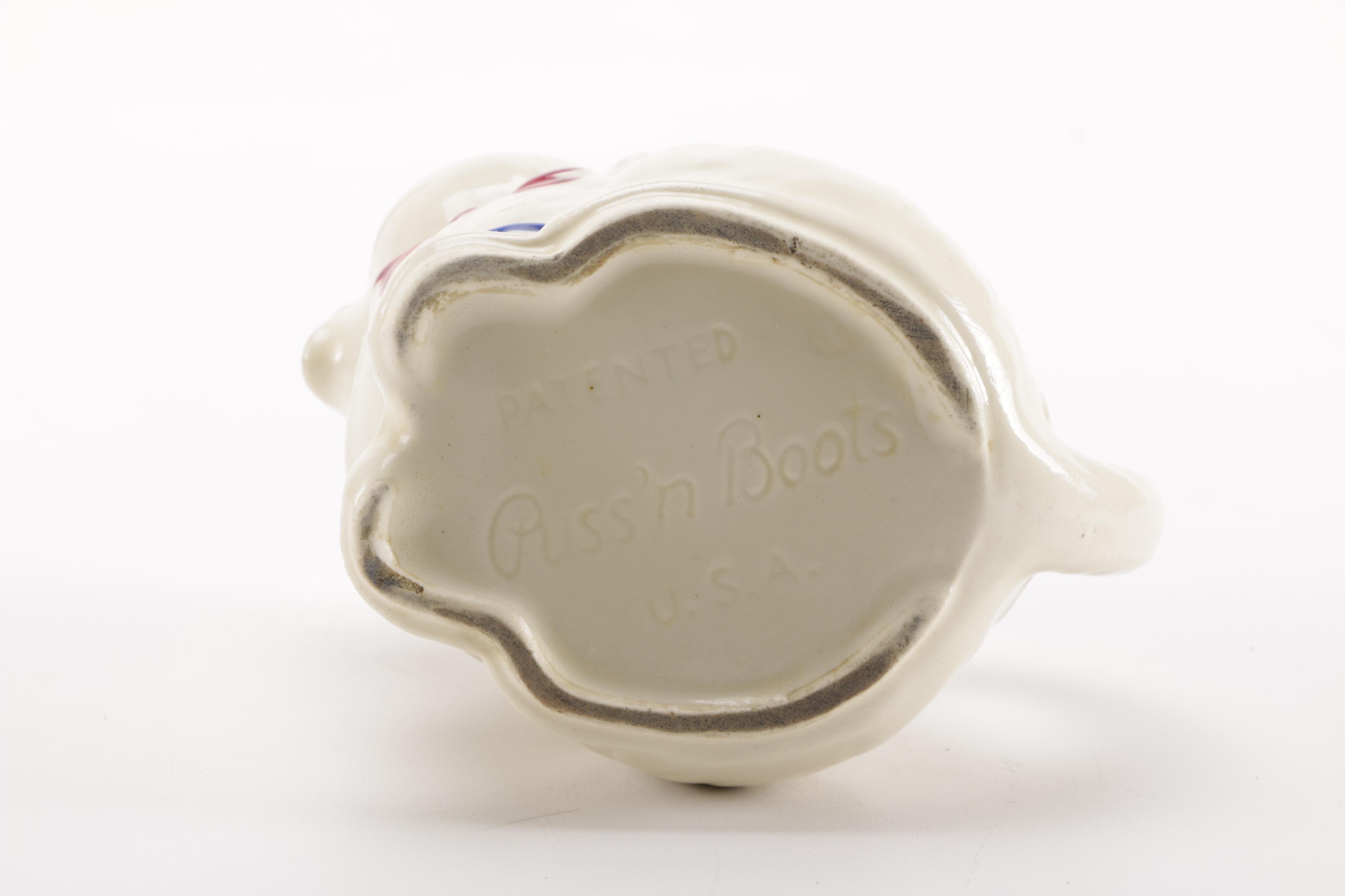 Vintage Figural Pottery Vessels Including Shawnee