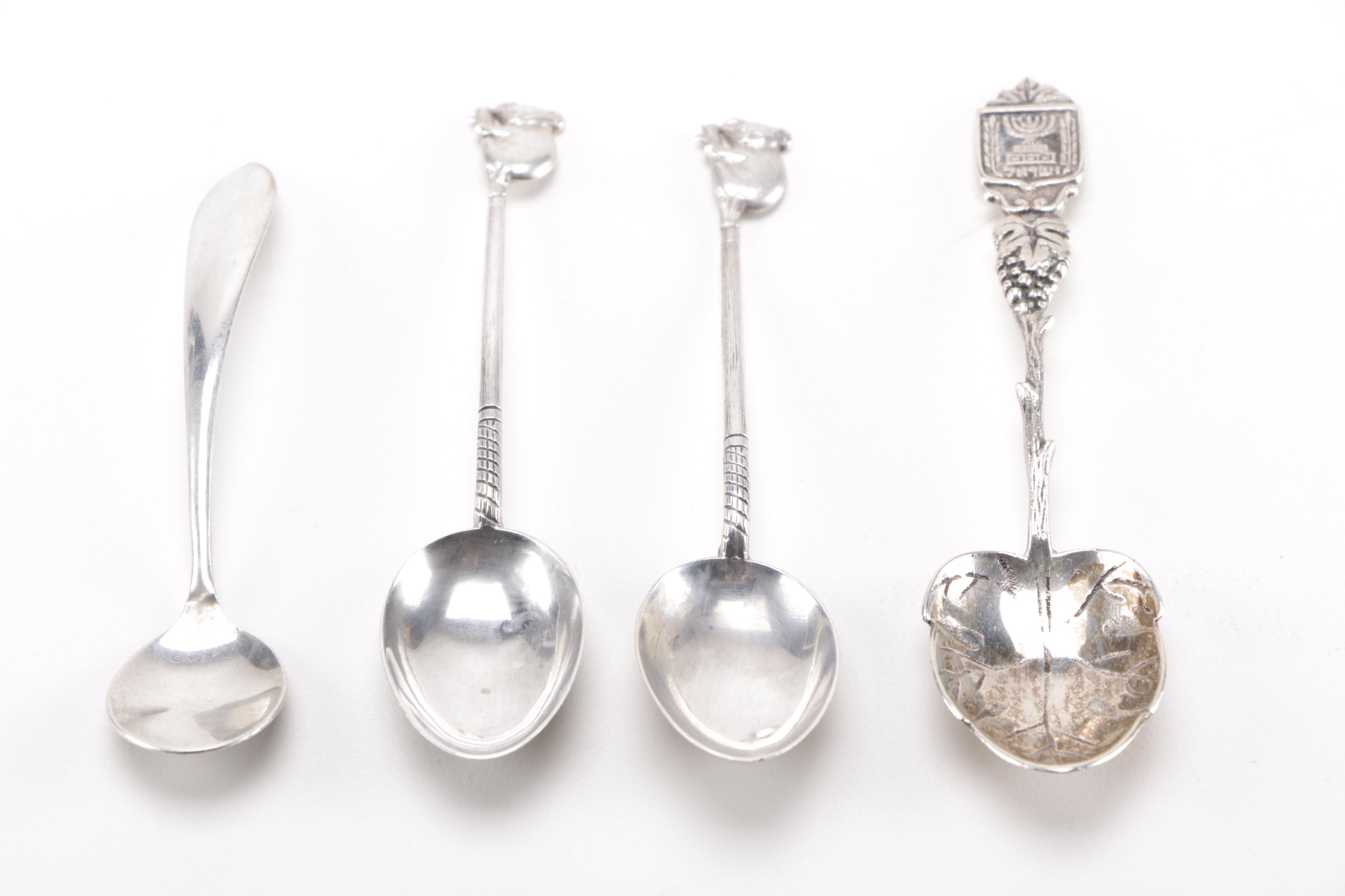 Sterling and 800 Silver Spoons Featuring Frank M. Whiting