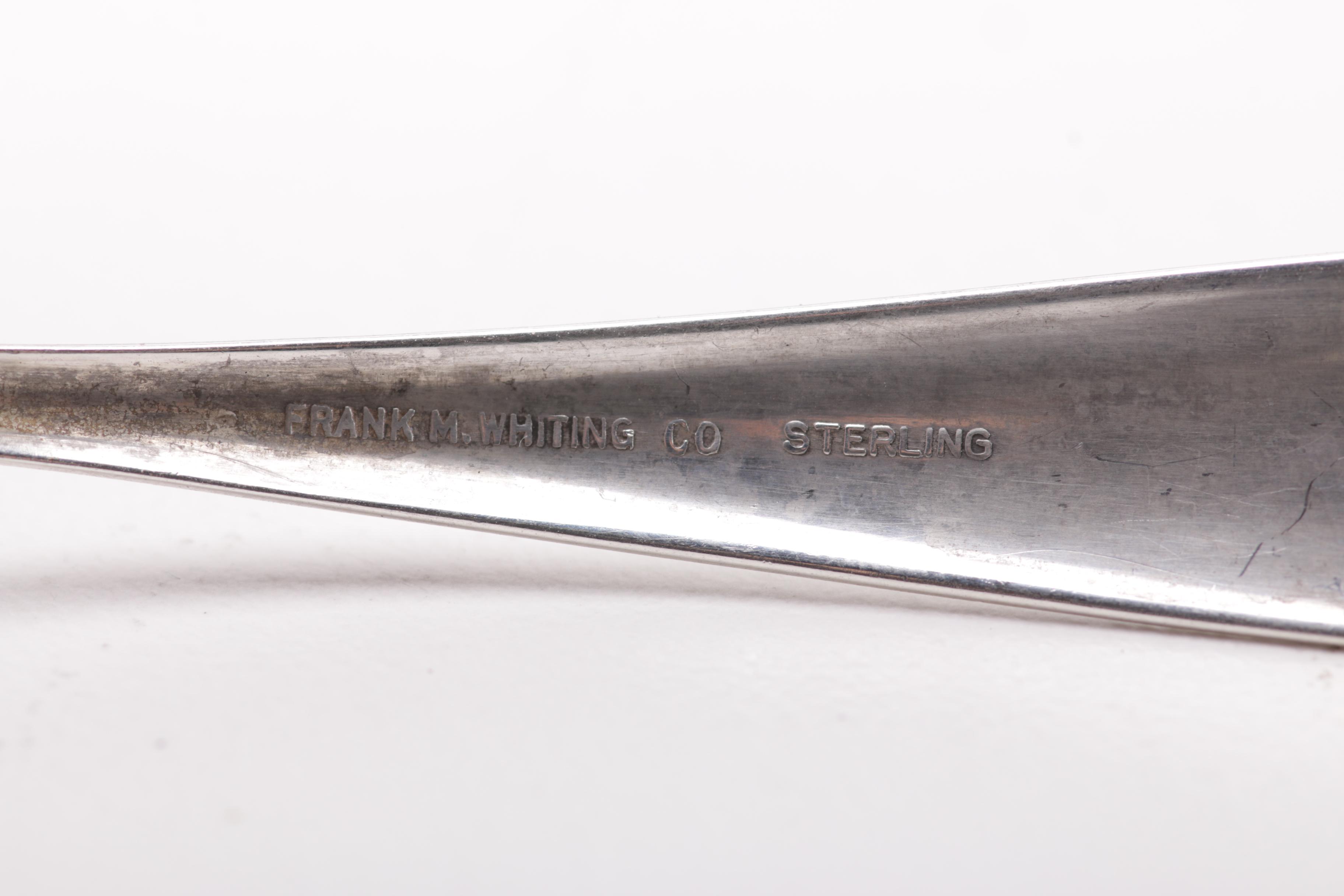 Sterling and 800 Silver Spoons Featuring Frank M. Whiting