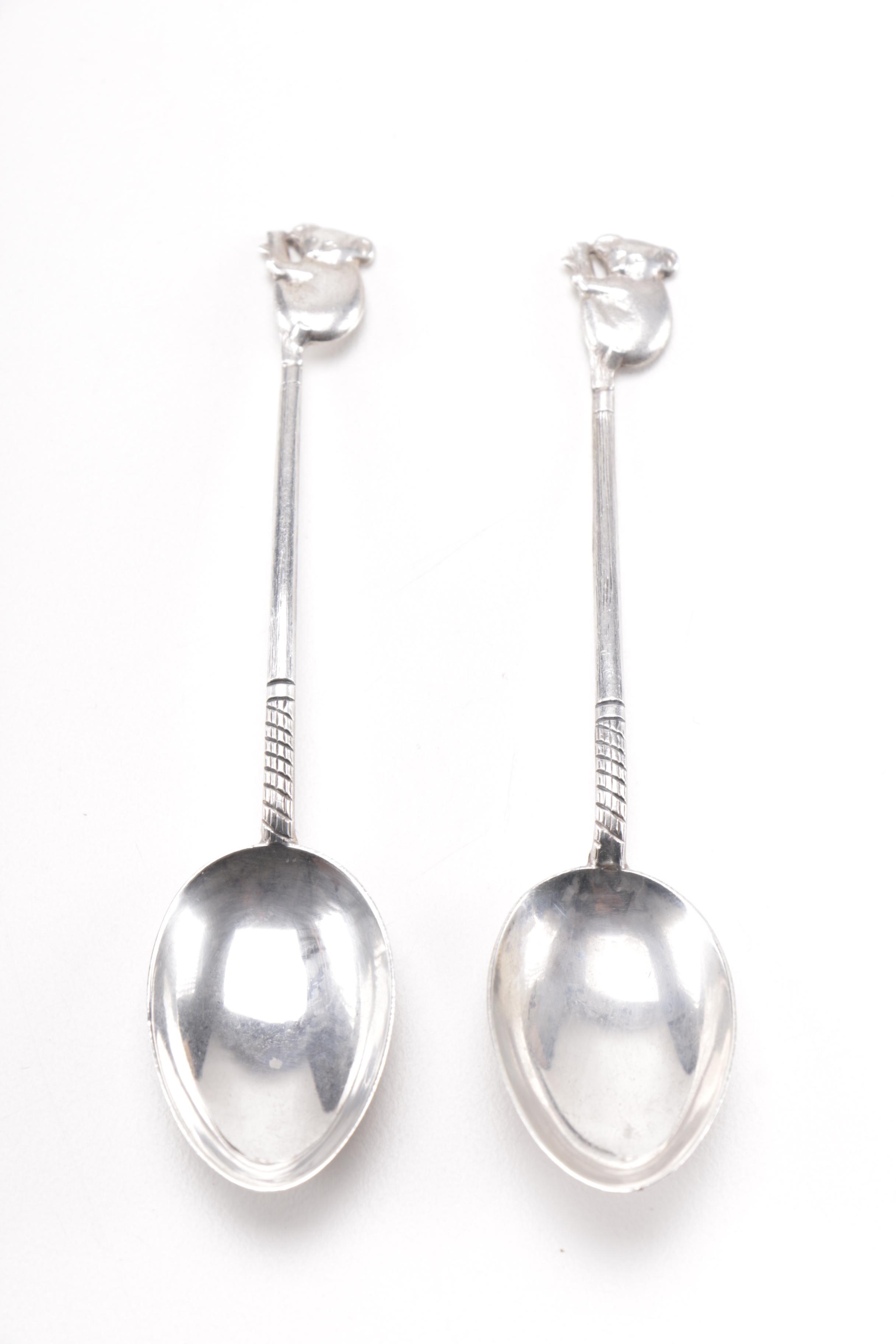 Sterling and 800 Silver Spoons Featuring Frank M. Whiting