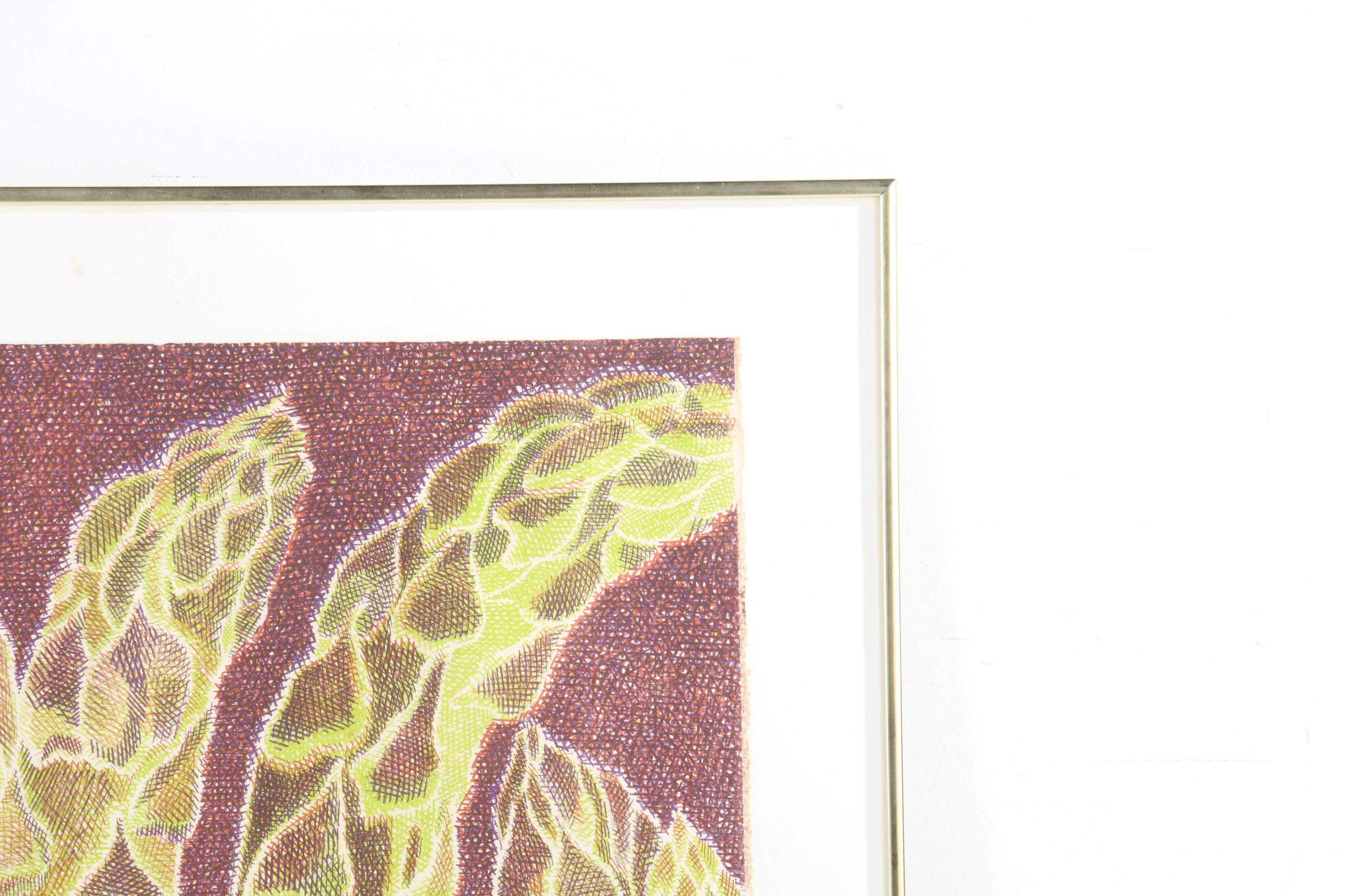 Laura Grosch Lithograph "Asparagus"