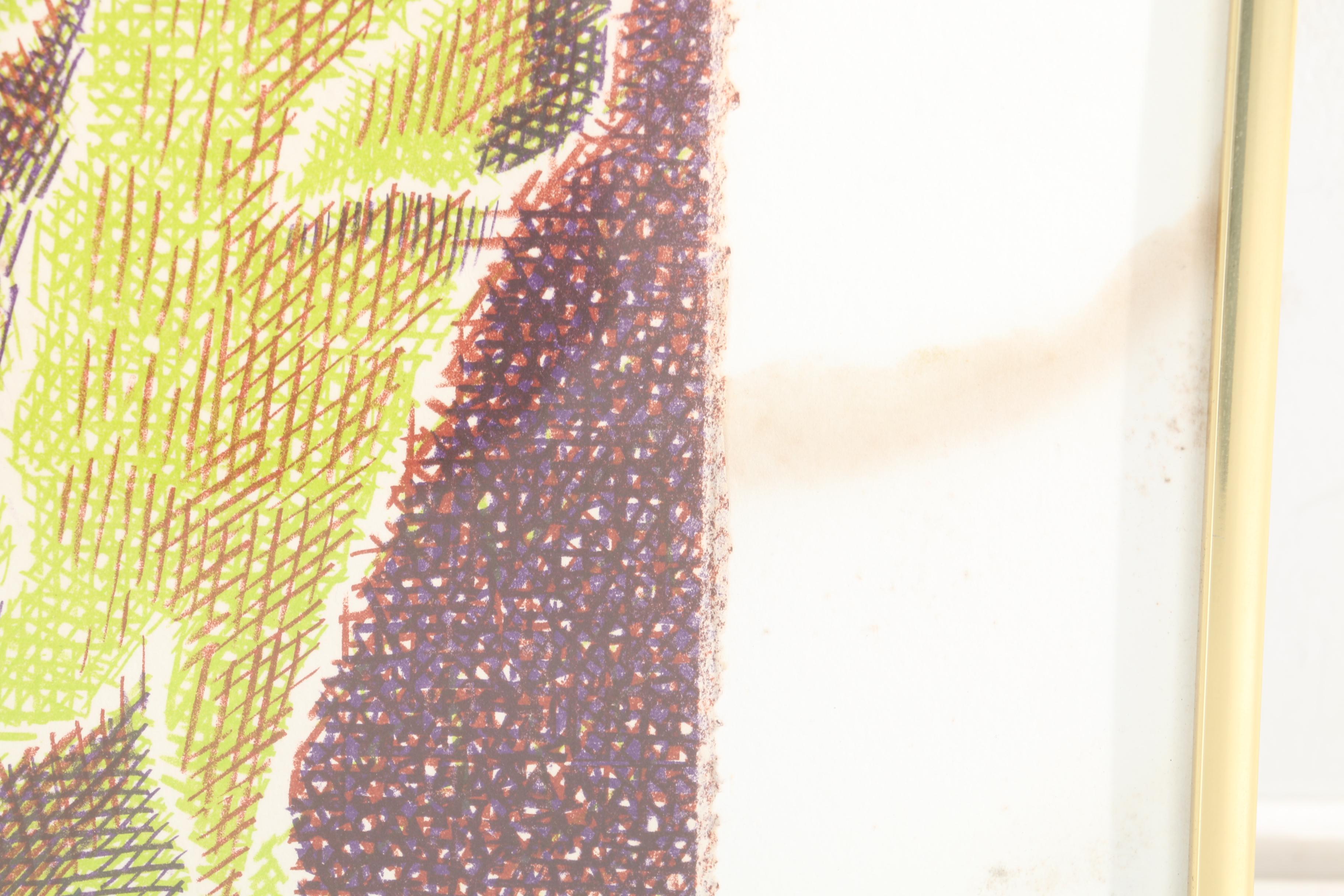 Laura Grosch Lithograph "Asparagus"