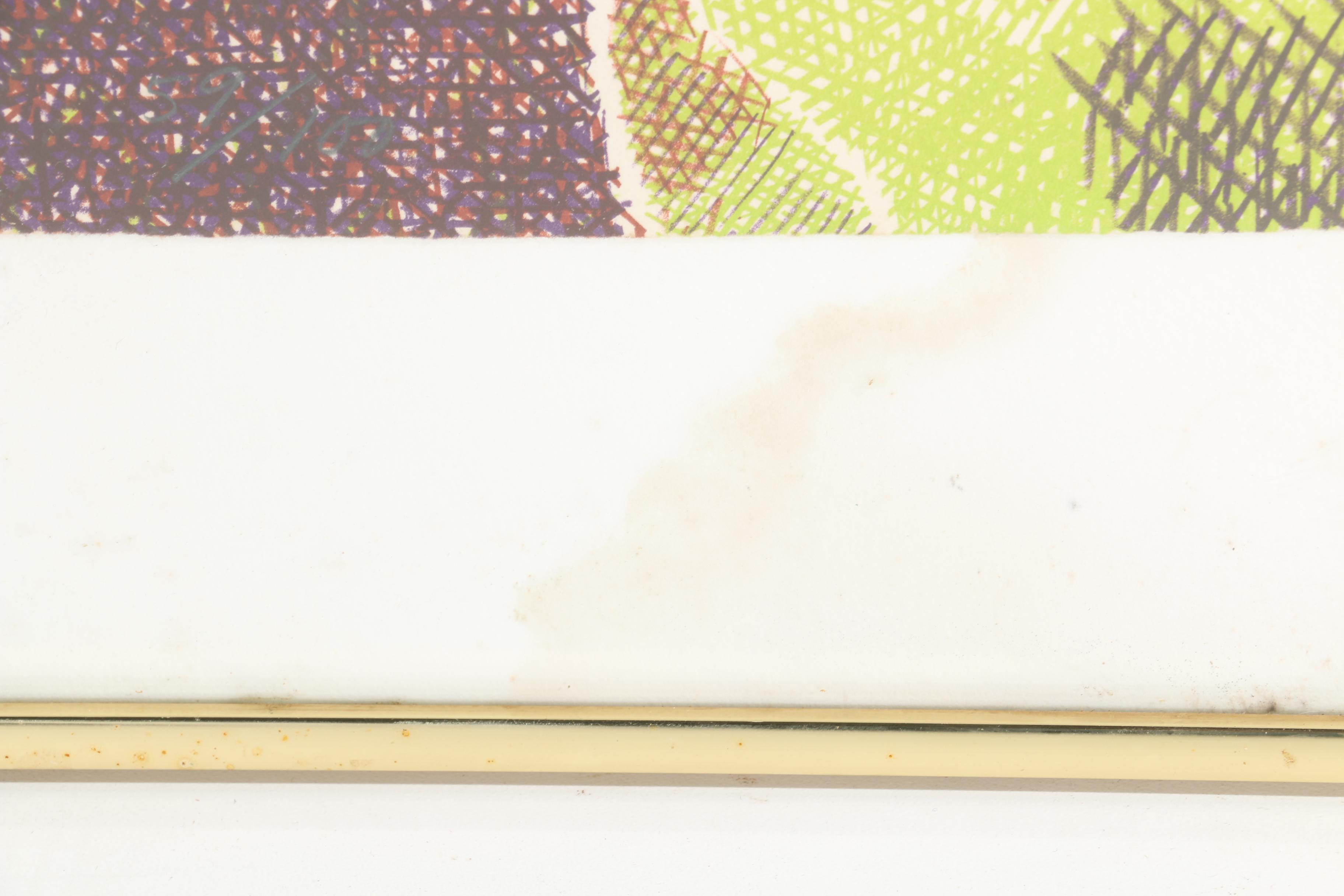 Laura Grosch Lithograph "Asparagus"