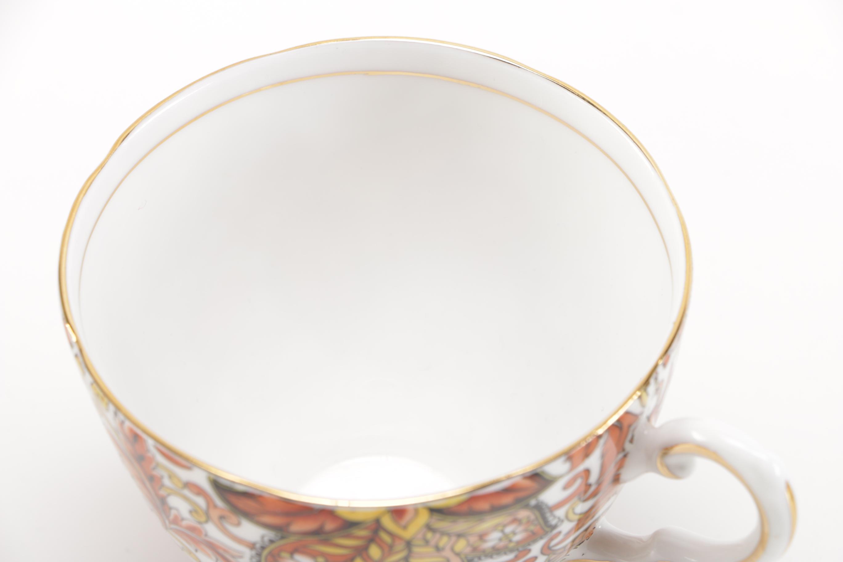 Royal Tuscan "Brown Paisley" Coffee Set