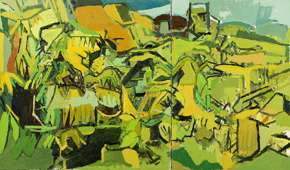 Clintel Steed Oil Painting on Canvas "View of P.R."