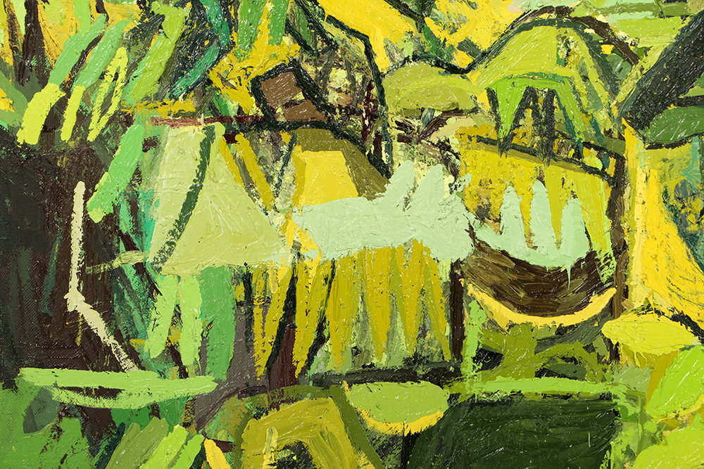 Clintel Steed Oil Painting on Canvas "View of P.R."