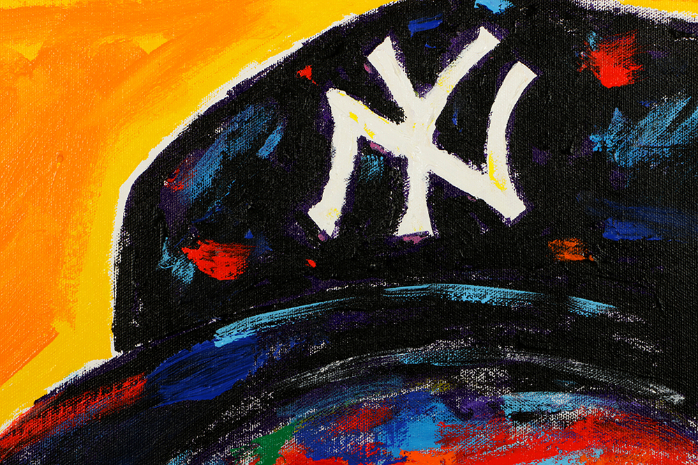 John Stango Oil Painting on Canvas "Derek Jeter"