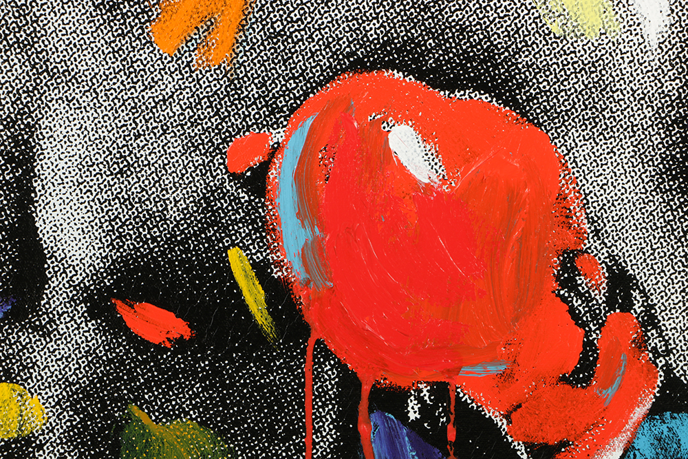 John Stango Mixed Media on Canvas "Heavy Duty"