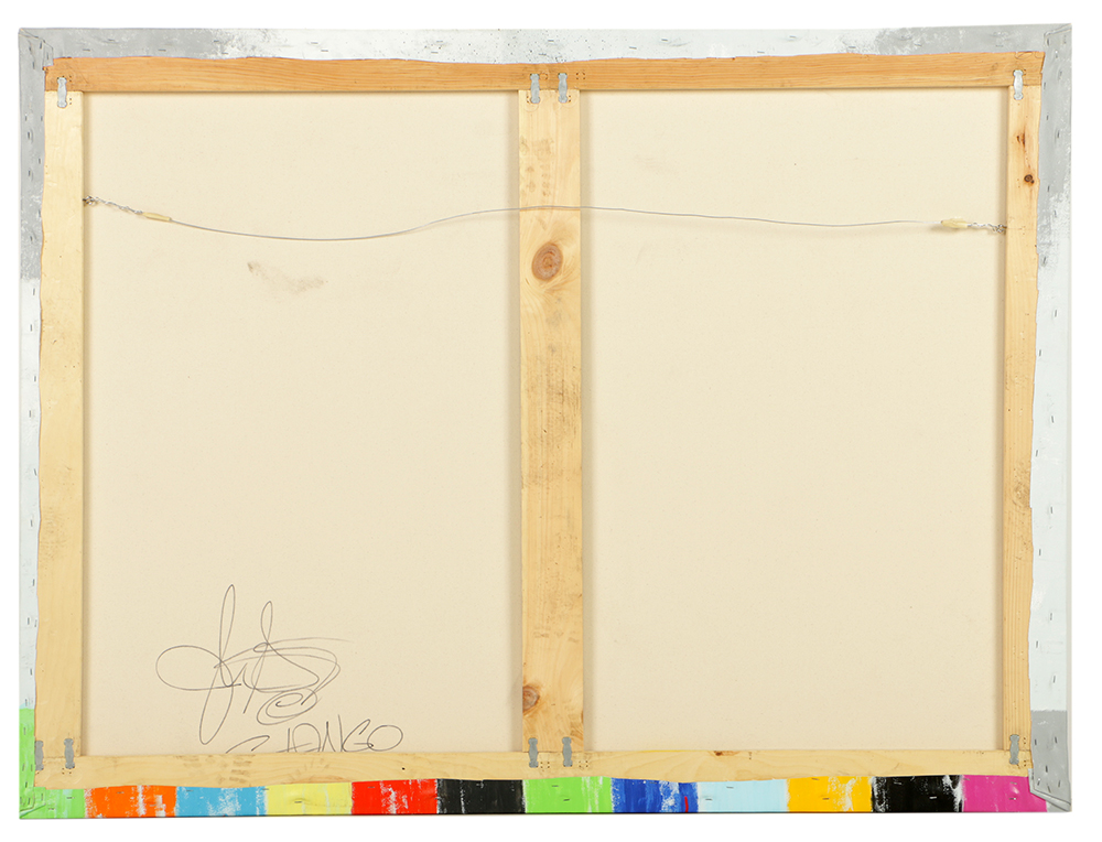 John Stango Mixed Media on Canvas "Heavy Duty"