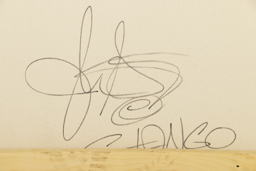 John Stango Mixed Media on Canvas "Heavy Duty"