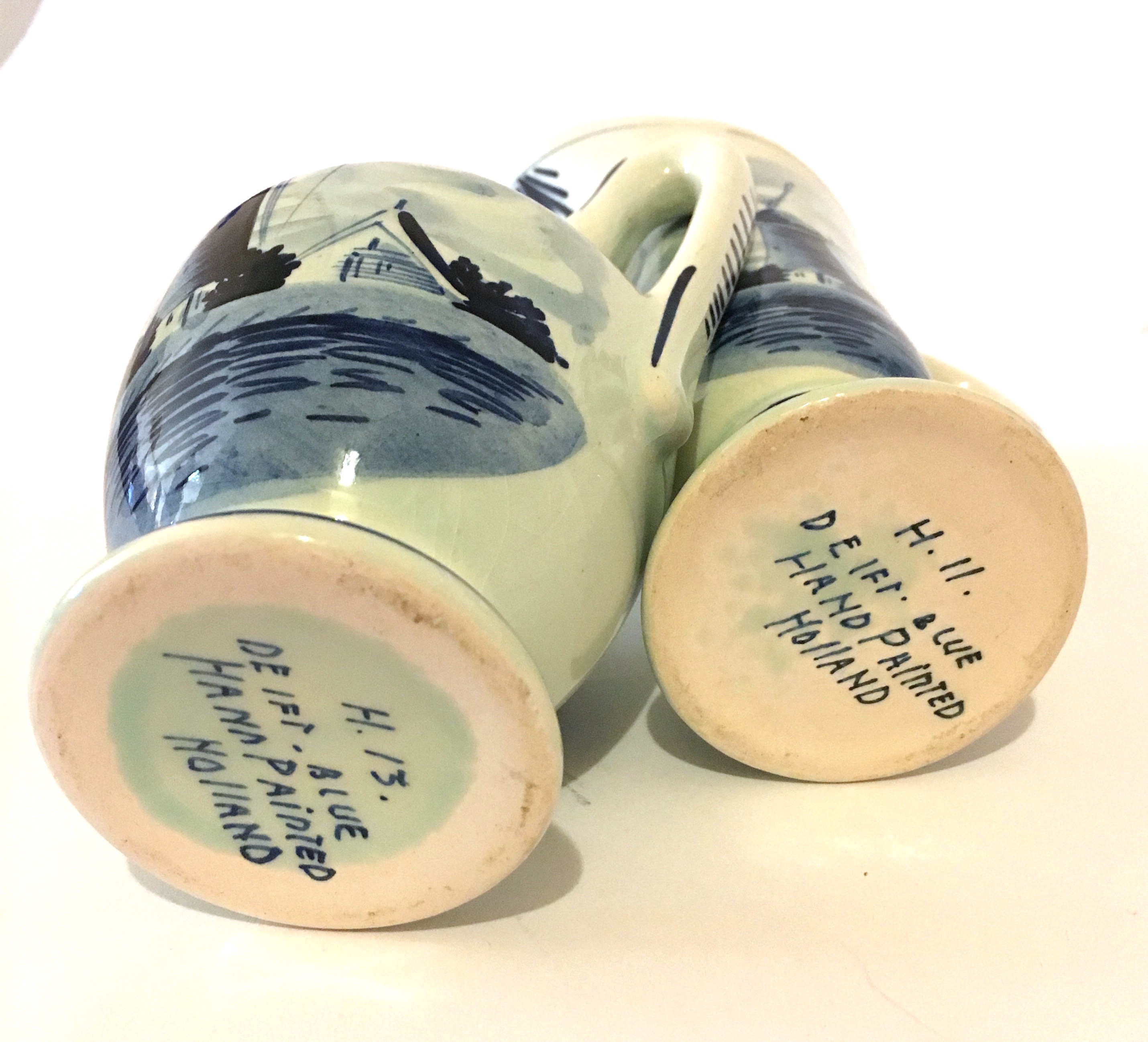 Vintage Delft Blue Porcelain Collection