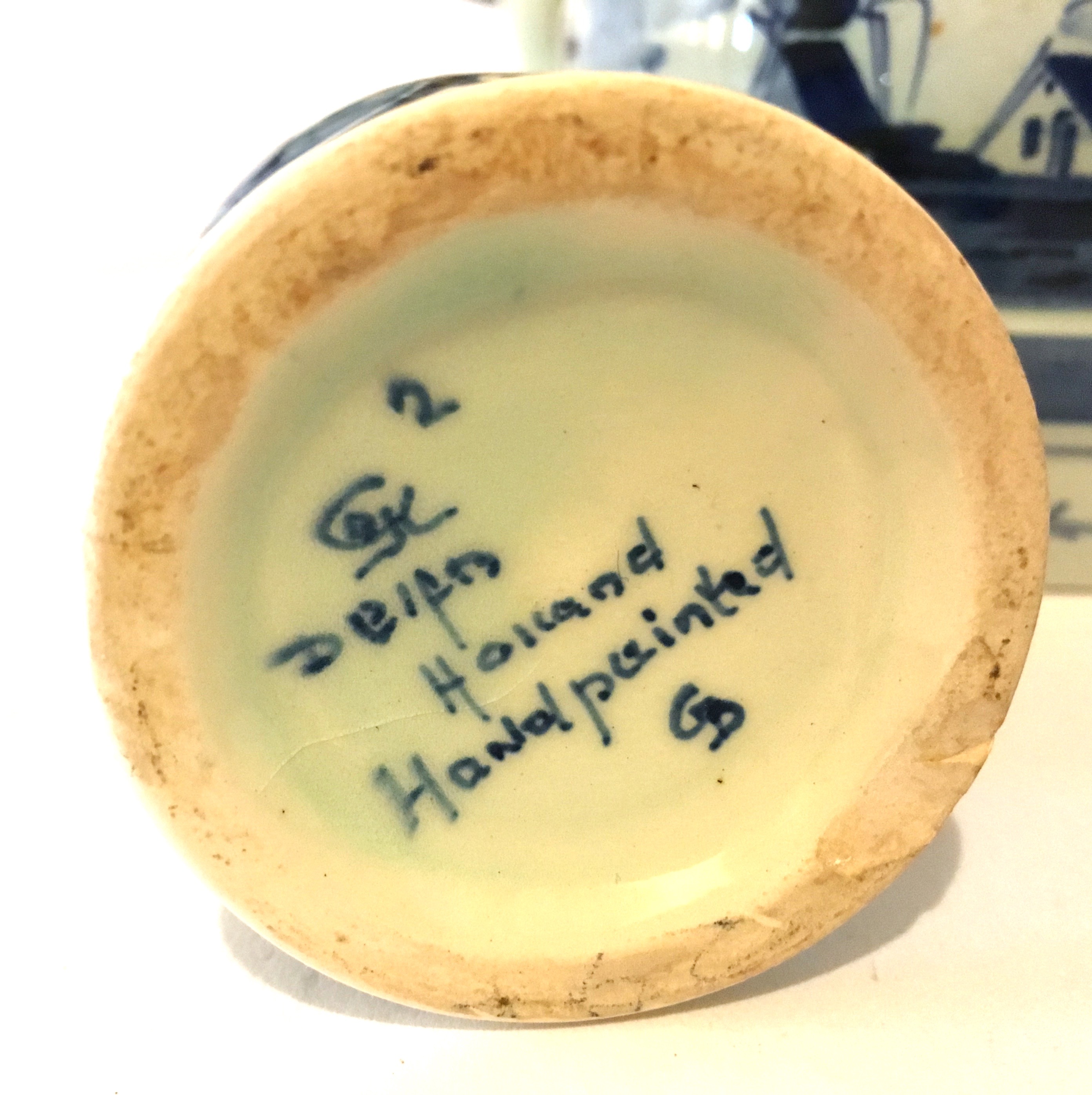 Vintage Delft Blue Porcelain Collection