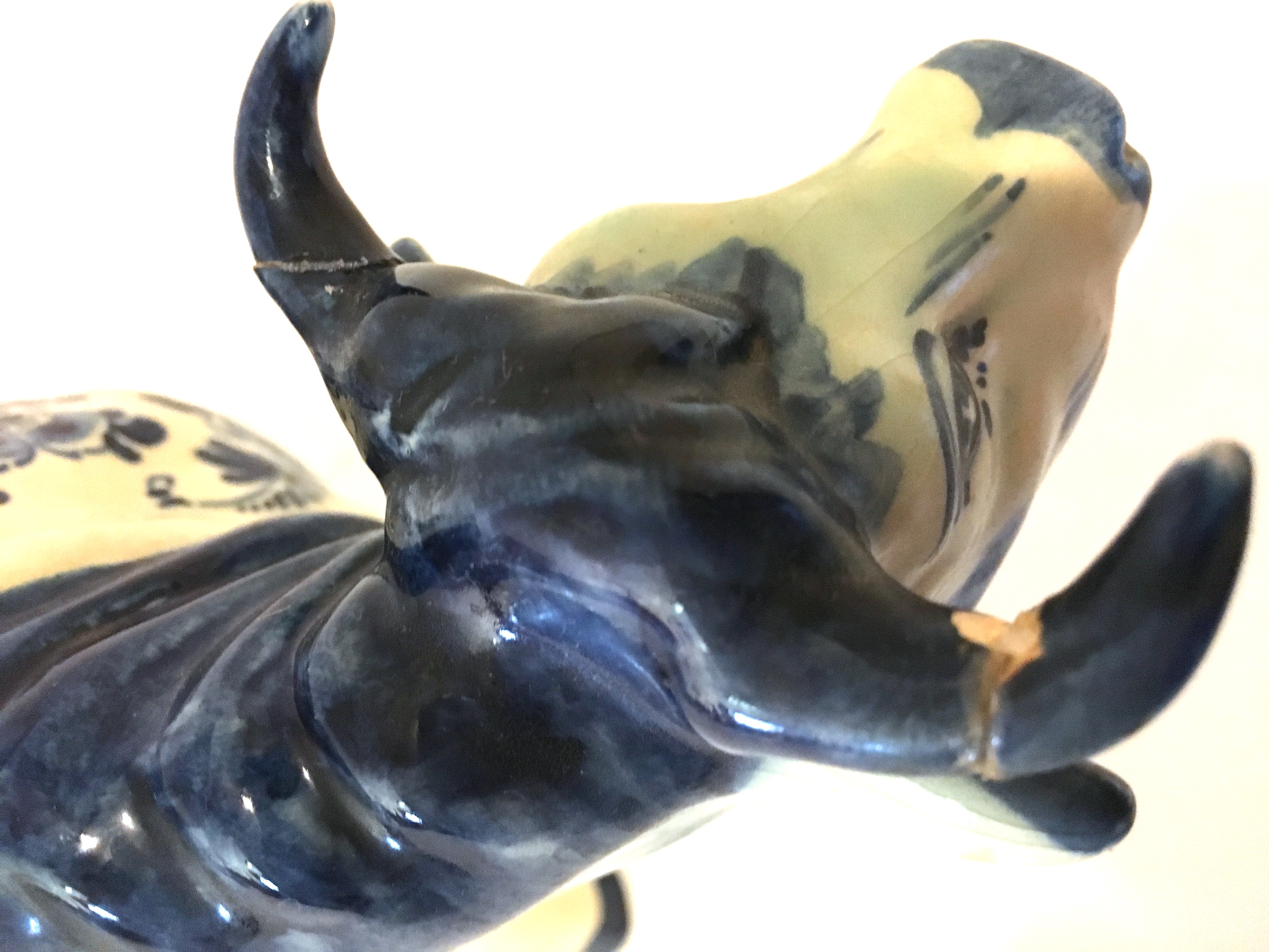 Vintage Delft Blue Porcelain Collection