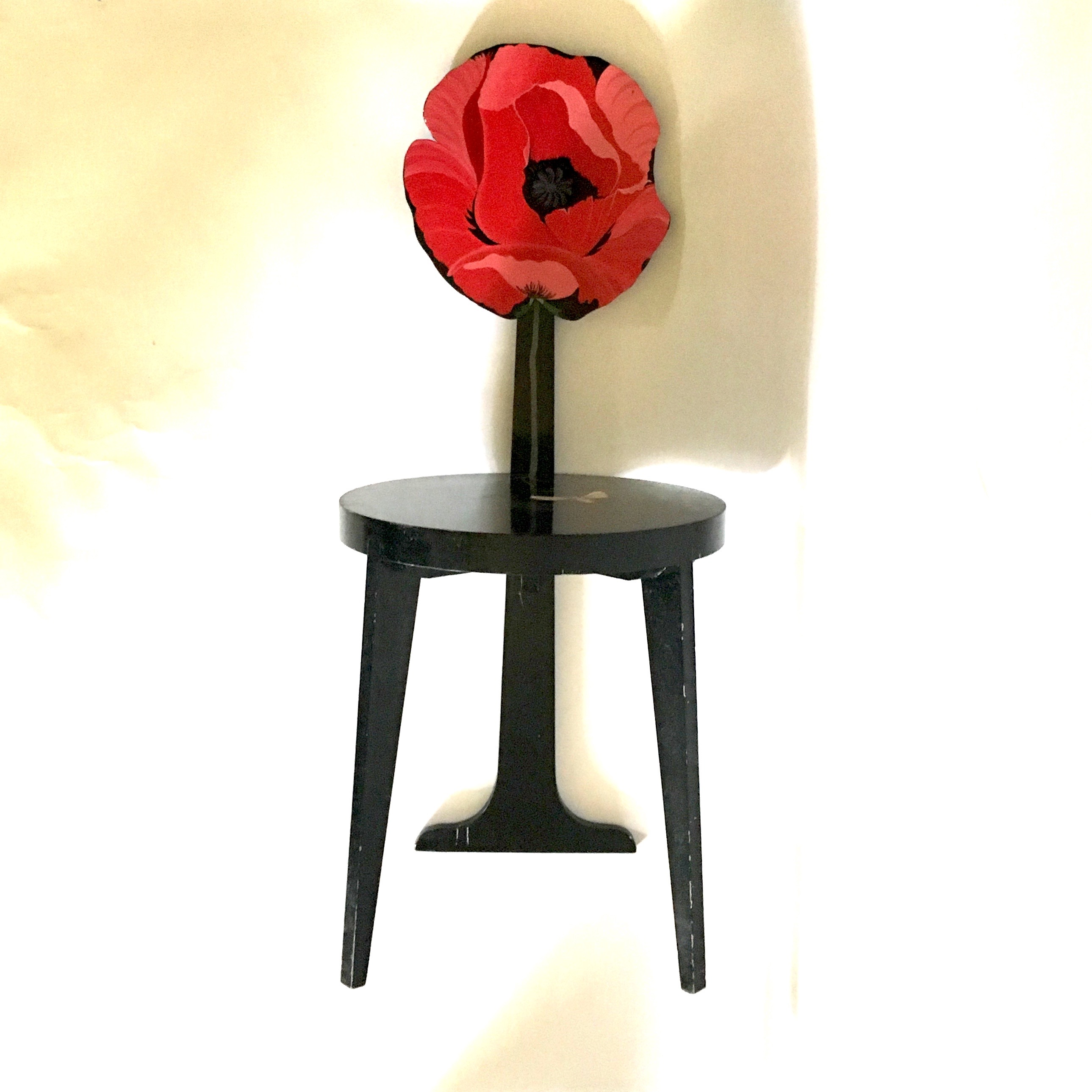 Hand Crafted Figural "Poppy" Chair