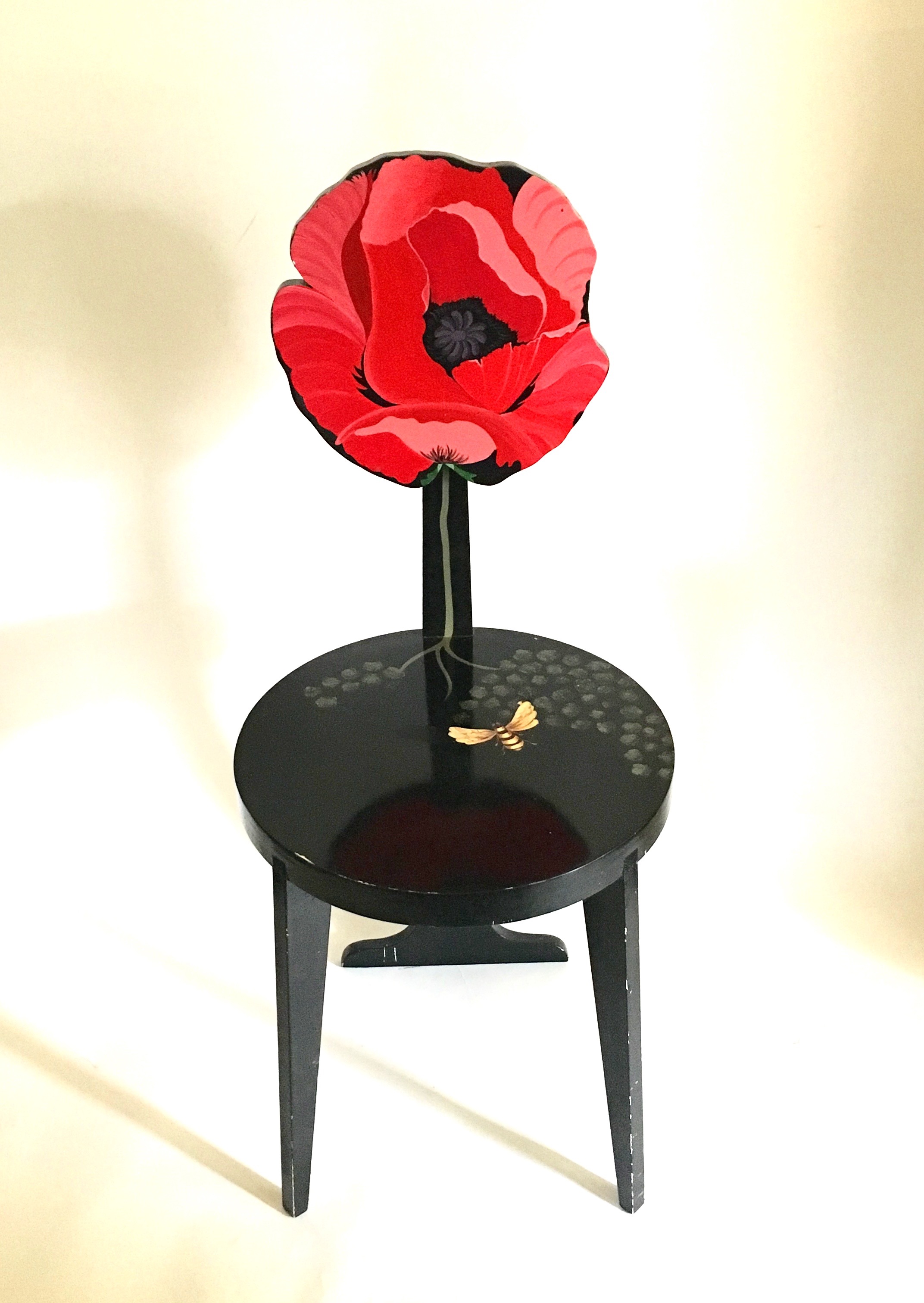 Hand Crafted Figural "Poppy" Chair